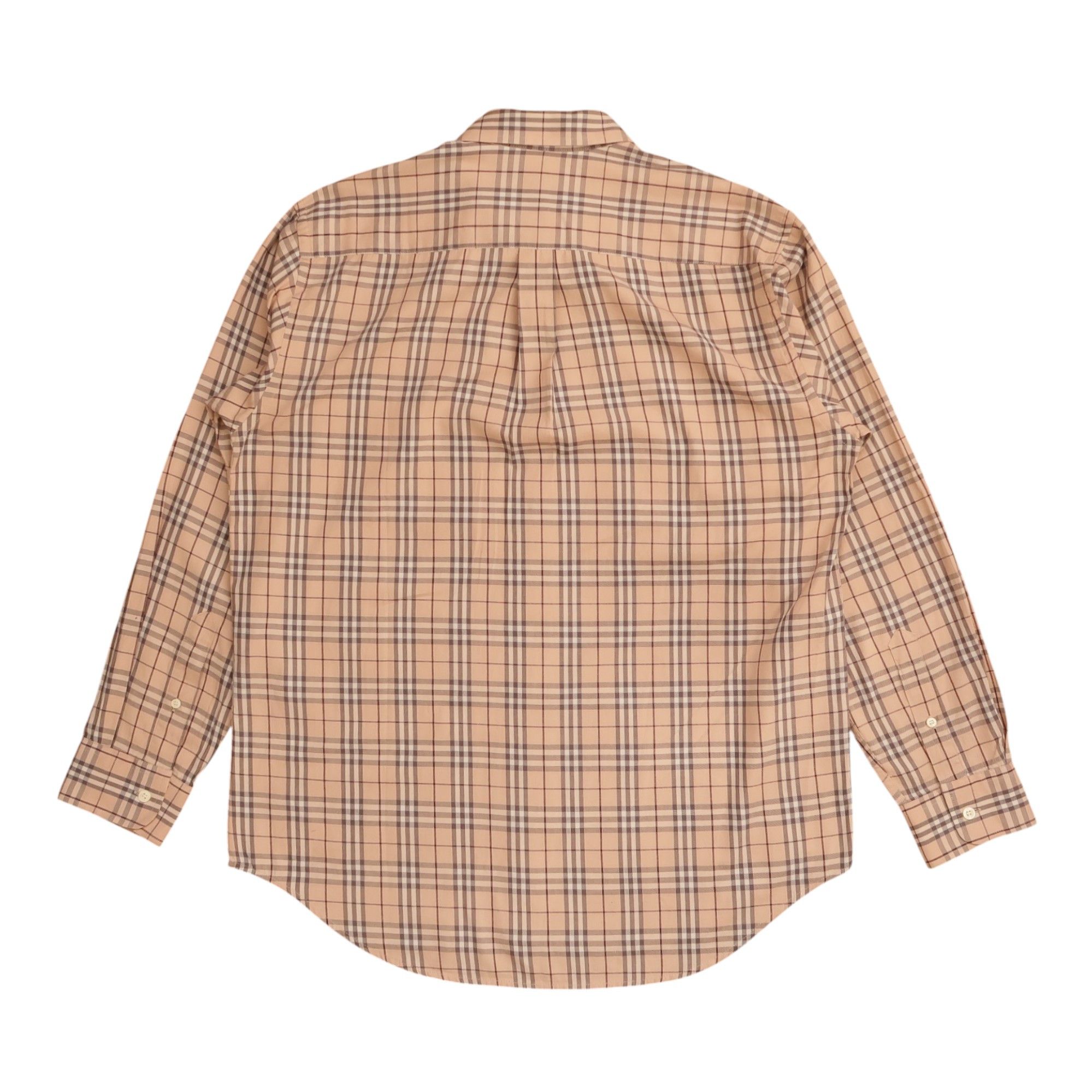 Burberry Burberry London Nova Check Cream Old Money Shirt Rare Size US L / EU 52-54 / 3 - 2 Thumbnail