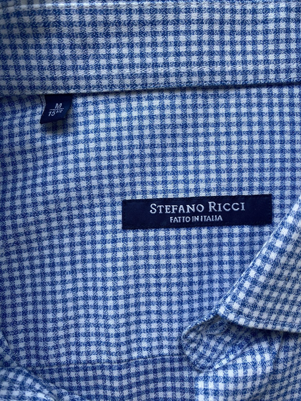 Designer × Stefano Ricci × Vintage Stefano Ricci Sleeve Shirt Blue Size US M / EU 48-50 / 2 - 3 Thumbnail