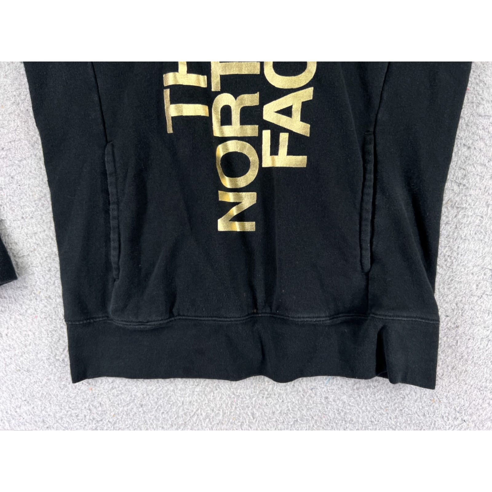 The North Face The North Face Hoodie Womens Small Black Logo Pullover Pocket Size S / US 4 / IT 40 - 5 Thumbnail