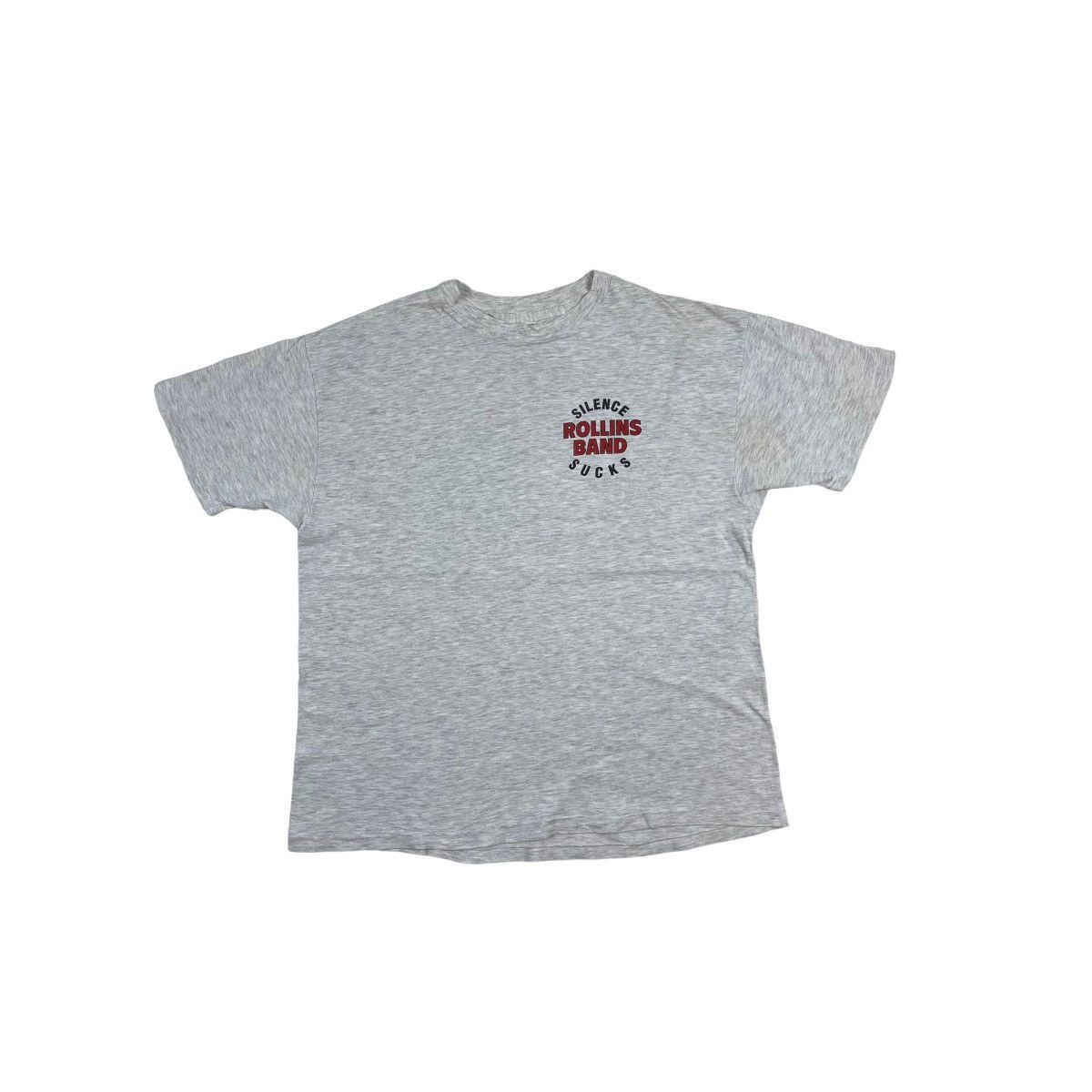 Band Tees VTG 92 Rollins Band Silence Suck Volume Tour Tee Size US XL / EU 56 / 4 - 1 Thumbnail