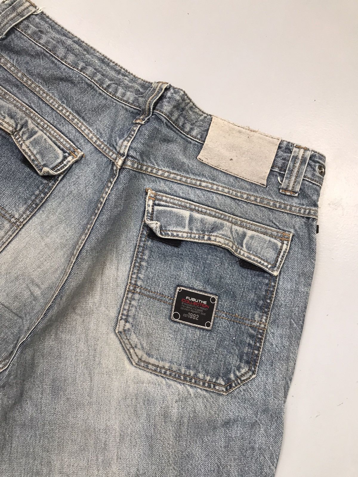 Fubu Vintage Fubu SpellOut denim Size US 36 / EU 52 - 13 Thumbnail