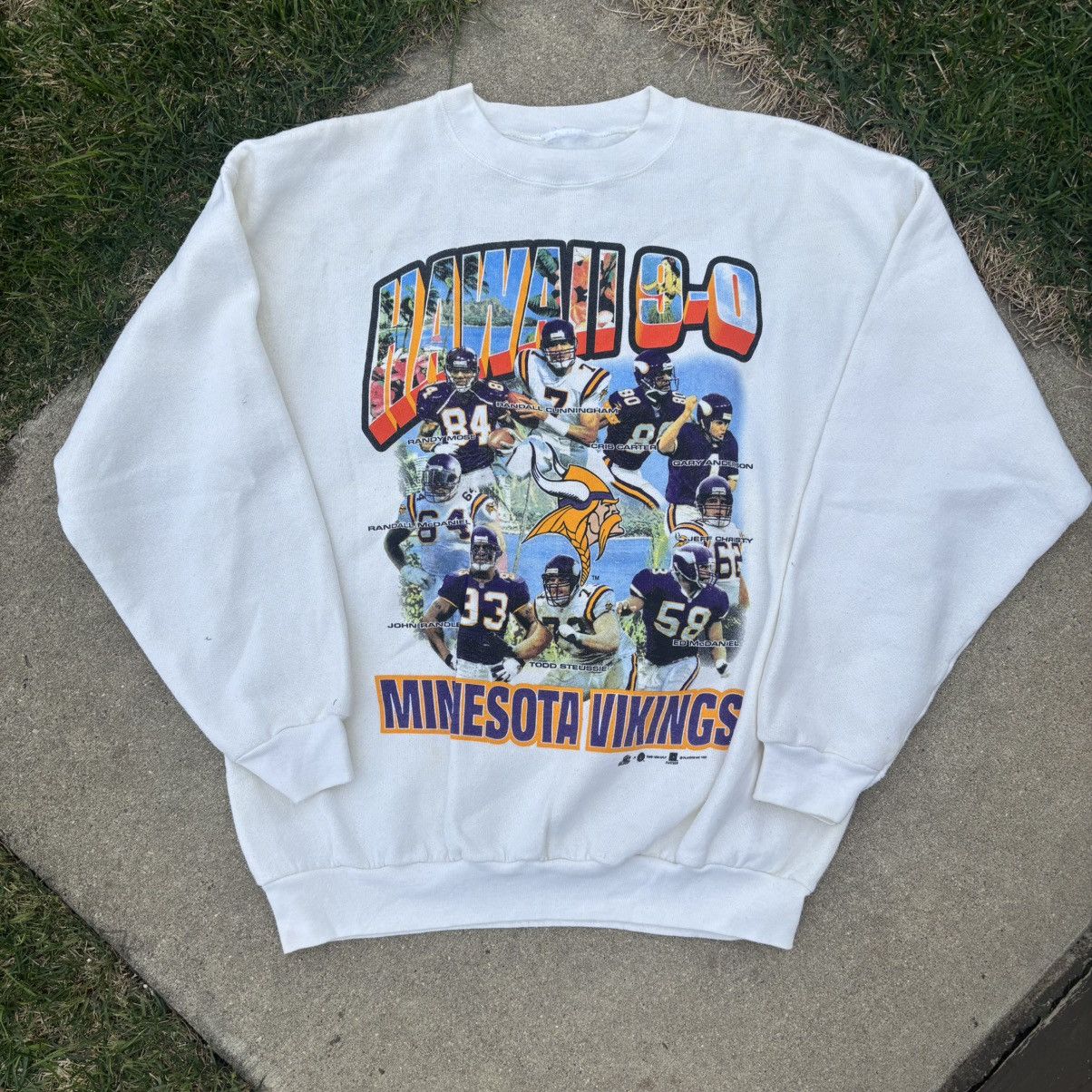 NFL × Vintage Vintage Hawaii 9-0 Minnesota Vikings Crewneck Size US L / EU 52-54 / 3 - 1 Thumbnail