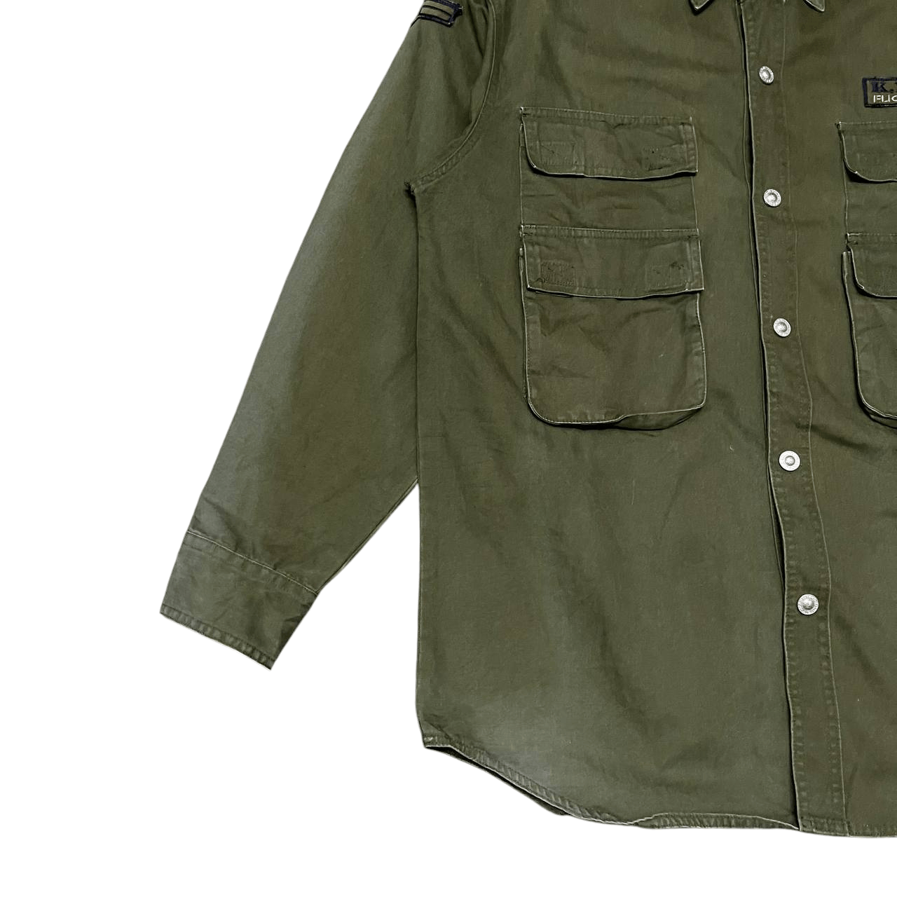 Karl Kani Vintage Karl Kani Jeans Army Jacket Size US L / EU 52-54 / 3 - 3 Thumbnail