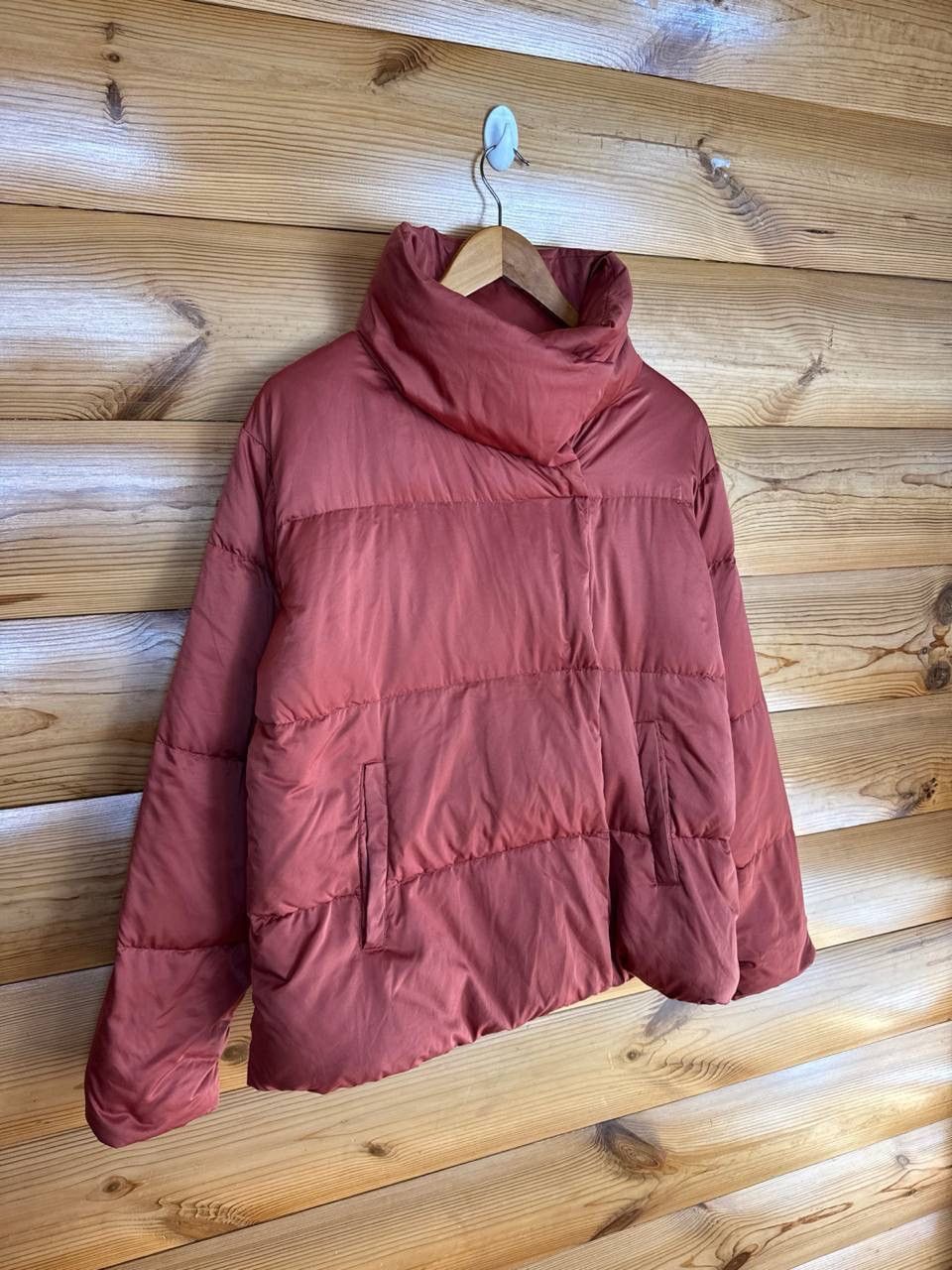 Weekend Max Mara Max Mara Weekend Down Puffer Jacket Orange Cropped Coat Size L / US 10 / IT 46 - 2 Thumbnail