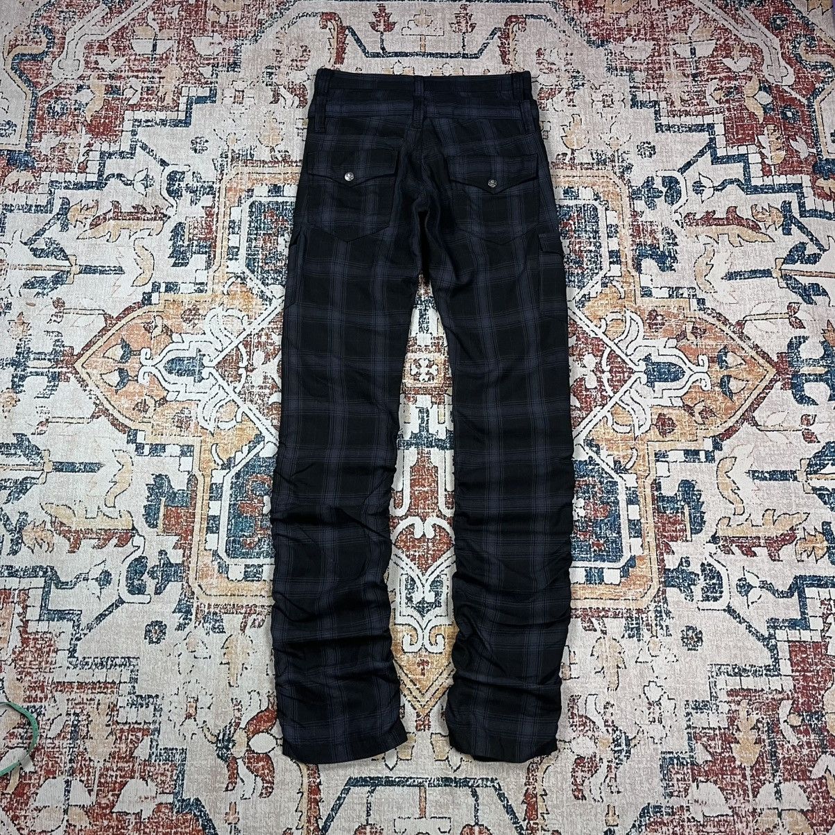Japanese Brand Y2K Double Waist LGB Style Multi Pocket Tartan Size US 29 - 6 Thumbnail