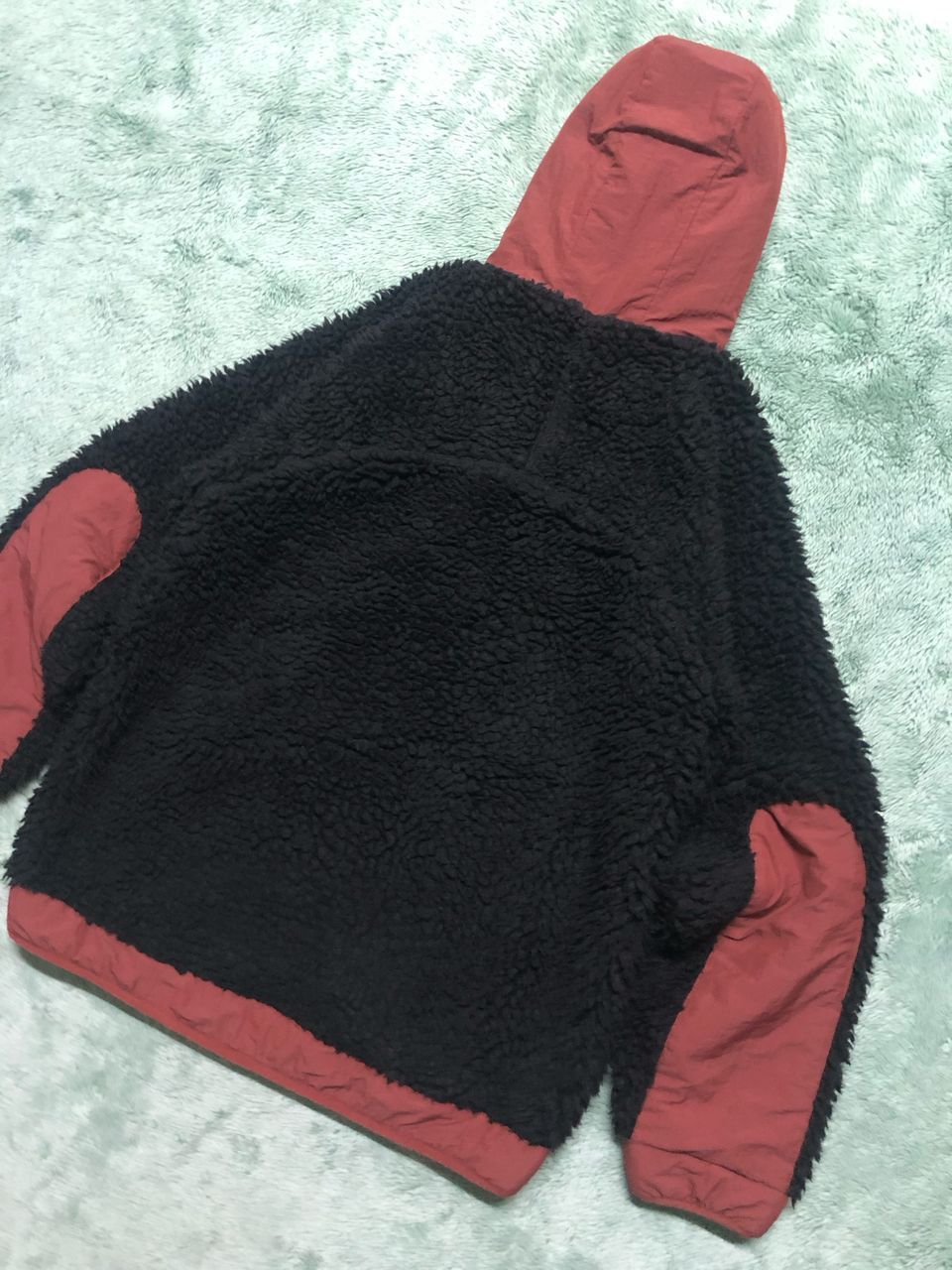 go slow caravan GO SLOW CARAVAN DEEP PILE FLEECE HOODIE ZIPPER JACKET Size US M / EU 48-50 / 2 - 7 Thumbnail