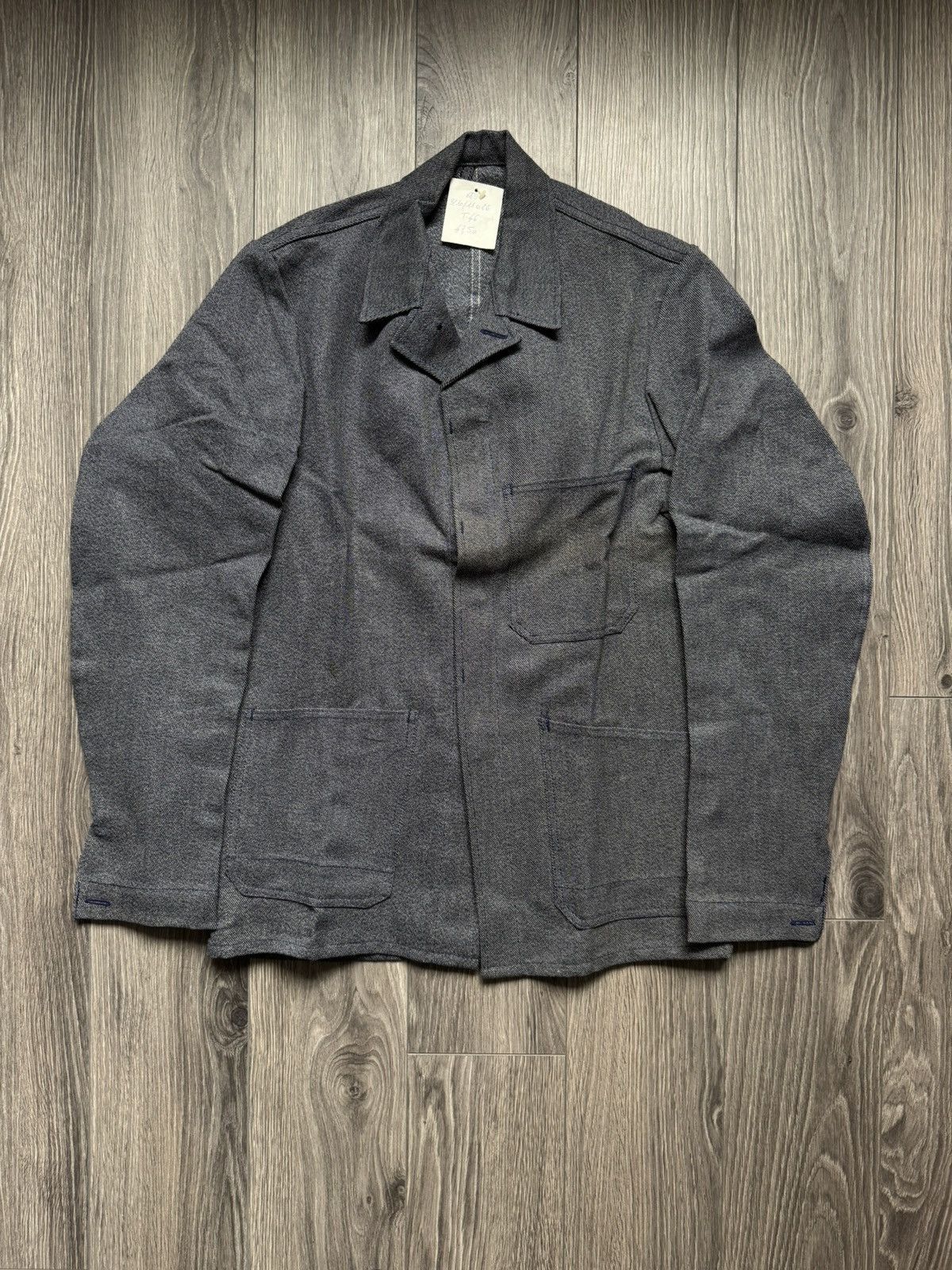 Le Laboureur Vintage French Workwear Utility Chore Sanfor Marsum Jacket Size US S / EU 44-46 / 1 - 4 Thumbnail