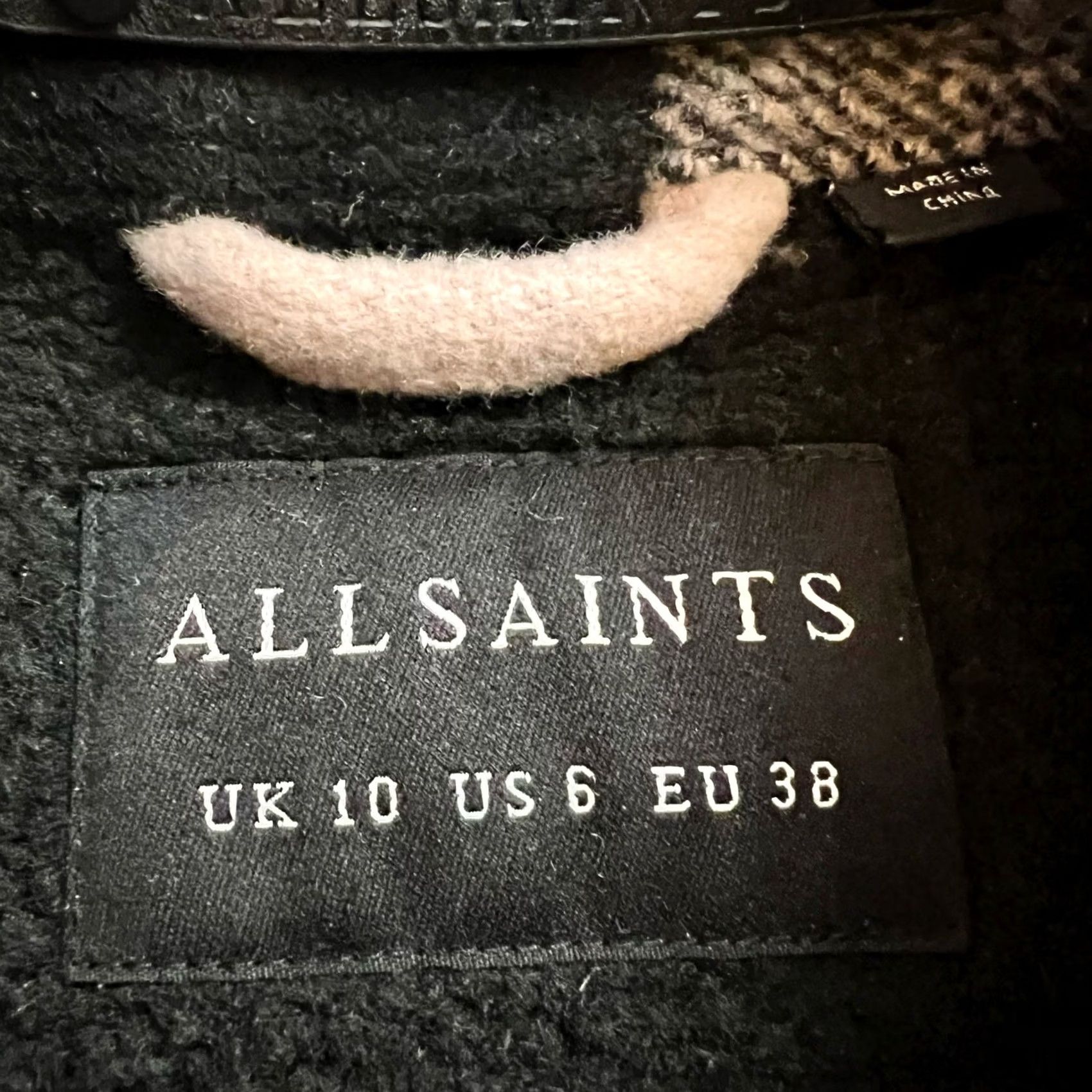 Allsaints VINTAGE AllSaints Jacket Womens 6 Luella Plaid Collared Button Front Lined Small Size M / US 6-8 / IT 42-44 - 4 Thumbnail