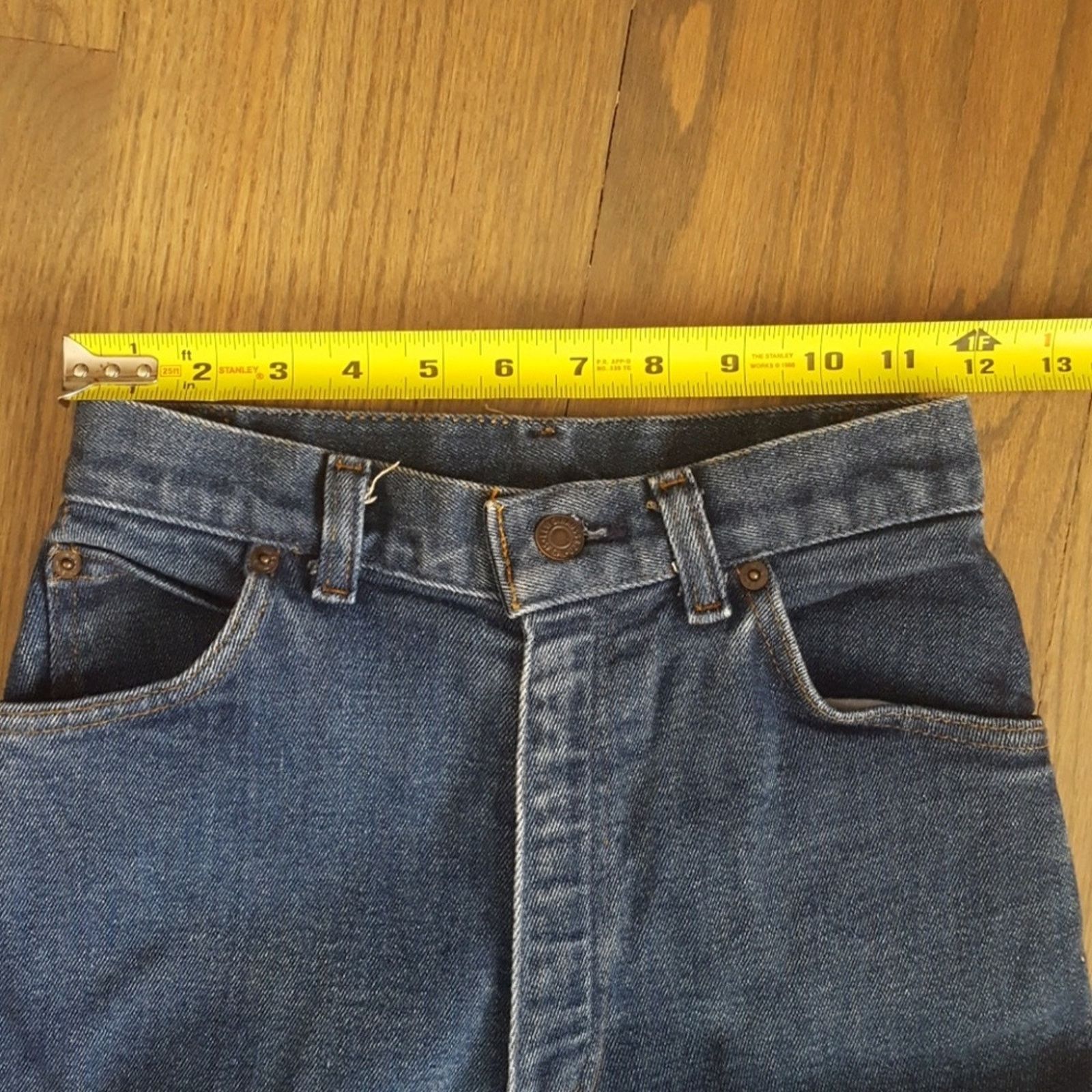Levi's Vtg RARE BIG E LEVI'S - Great Color & Cut! Size 24" / US 00 / IT 34 - 7 Thumbnail