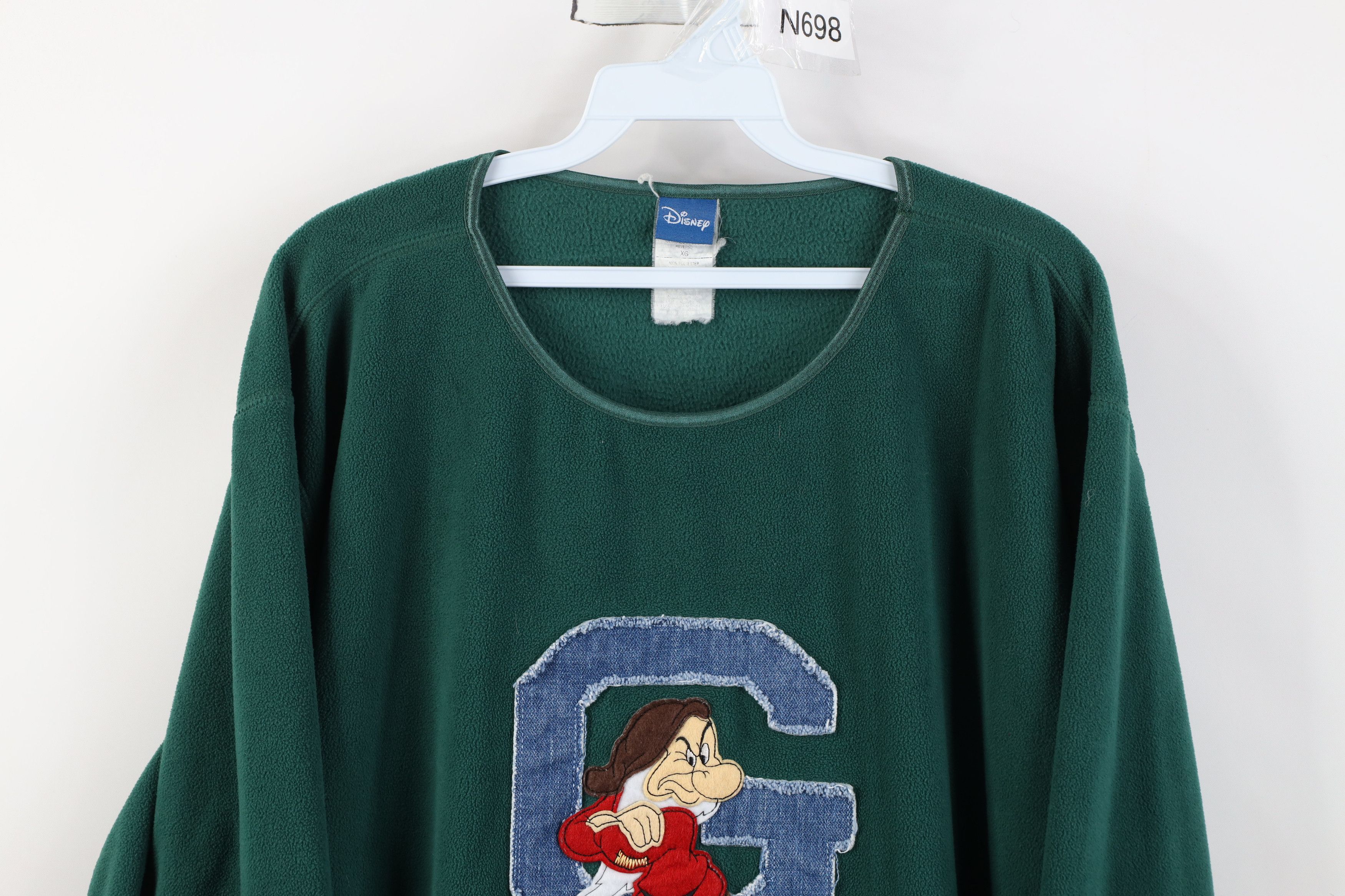 Disney Vintage 90s Y2K Disney Grumpy Dwarf Snow White Sweater Size XL / US 12-14 / IT 48-50 - 2 Thumbnail