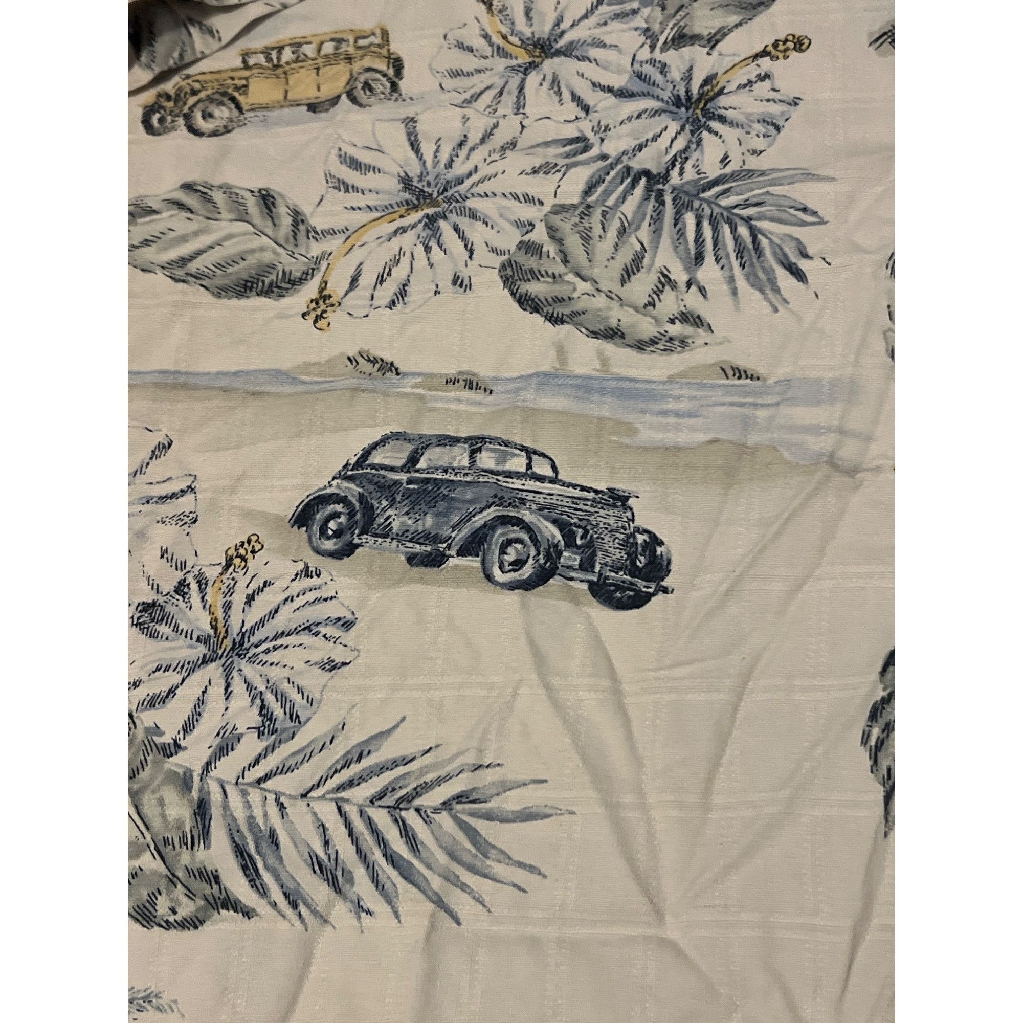 Other Cellini 100% Silk Hawaiian Button-Up Shirt Palm Tree Vintage Size US XL / EU 56 / 4 - 2 Thumbnail