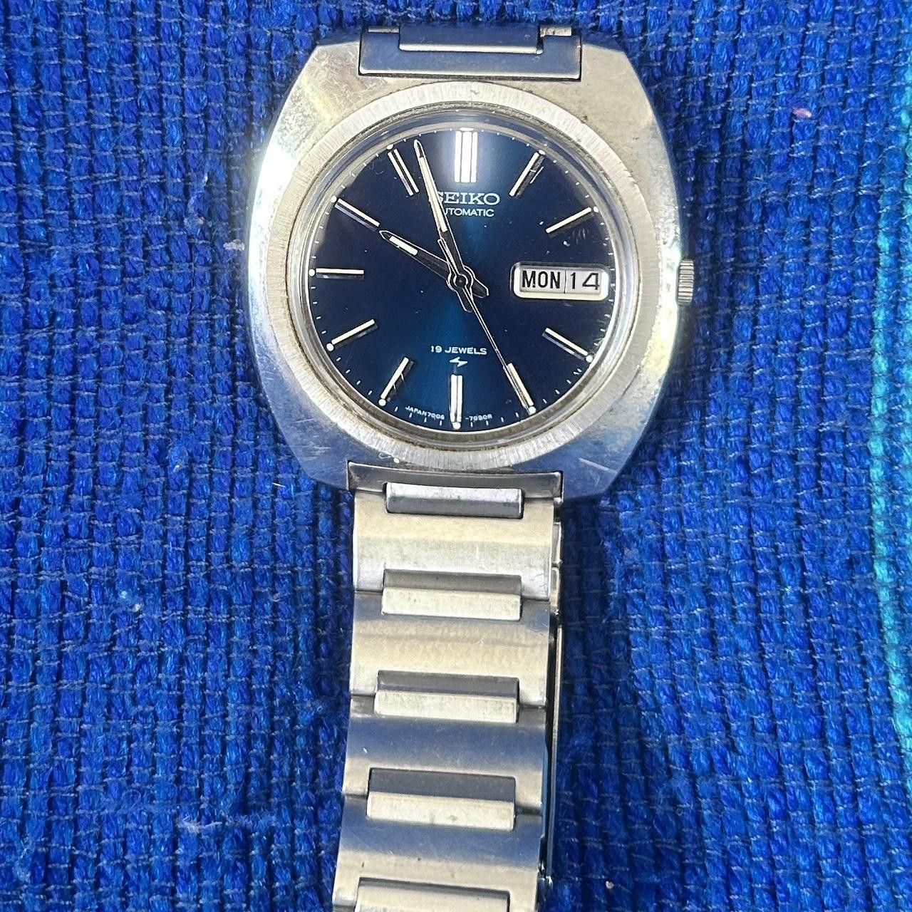 Seiko Seiko Automatic Blue Dial Watch Size 42 - 3 Thumbnail