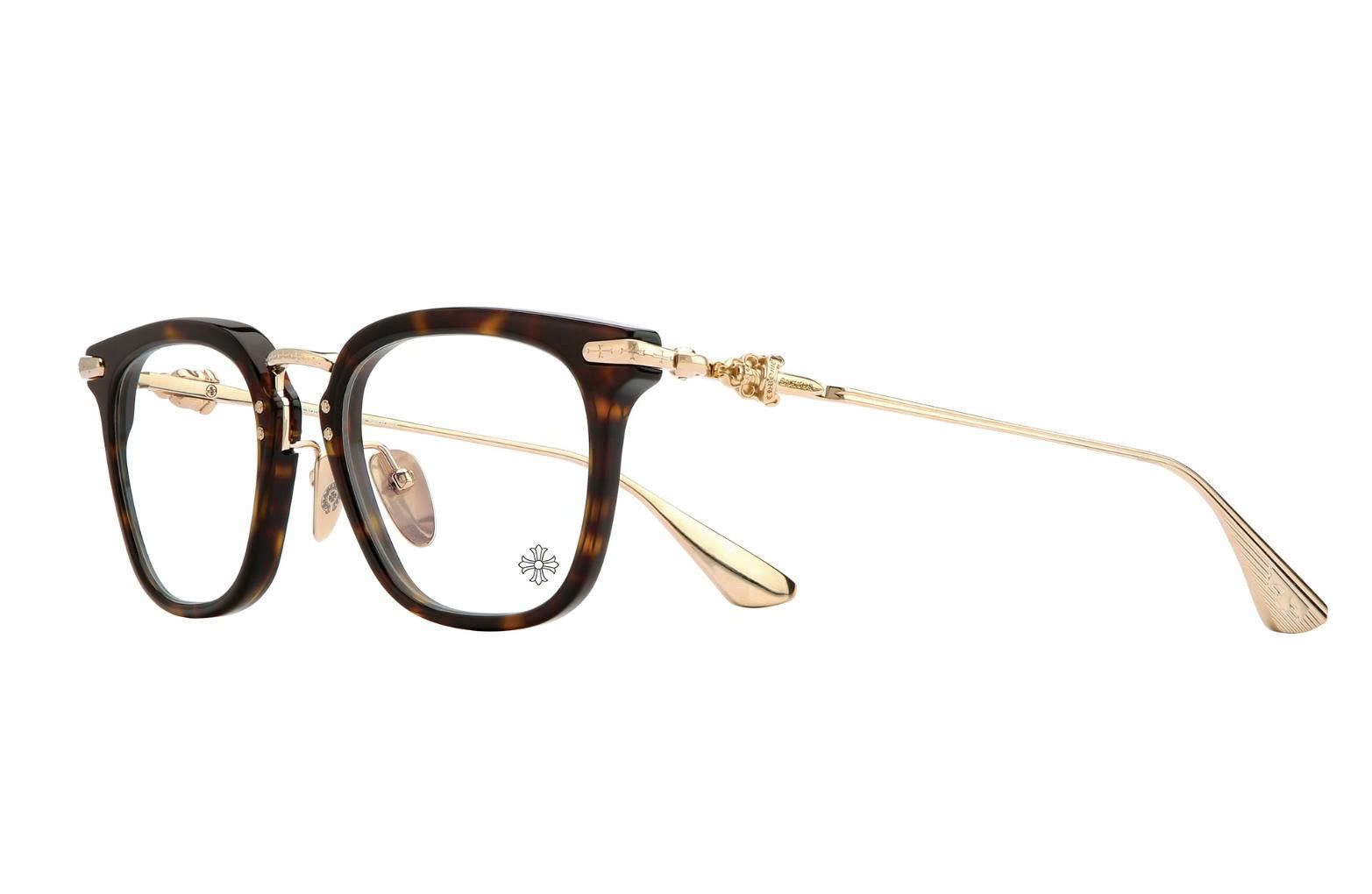 Chrome Hearts CHROME HEARTS OVERPOKED DARK TORTOISE/GOLD PLATED Size ONE SIZE - 10 Thumbnail