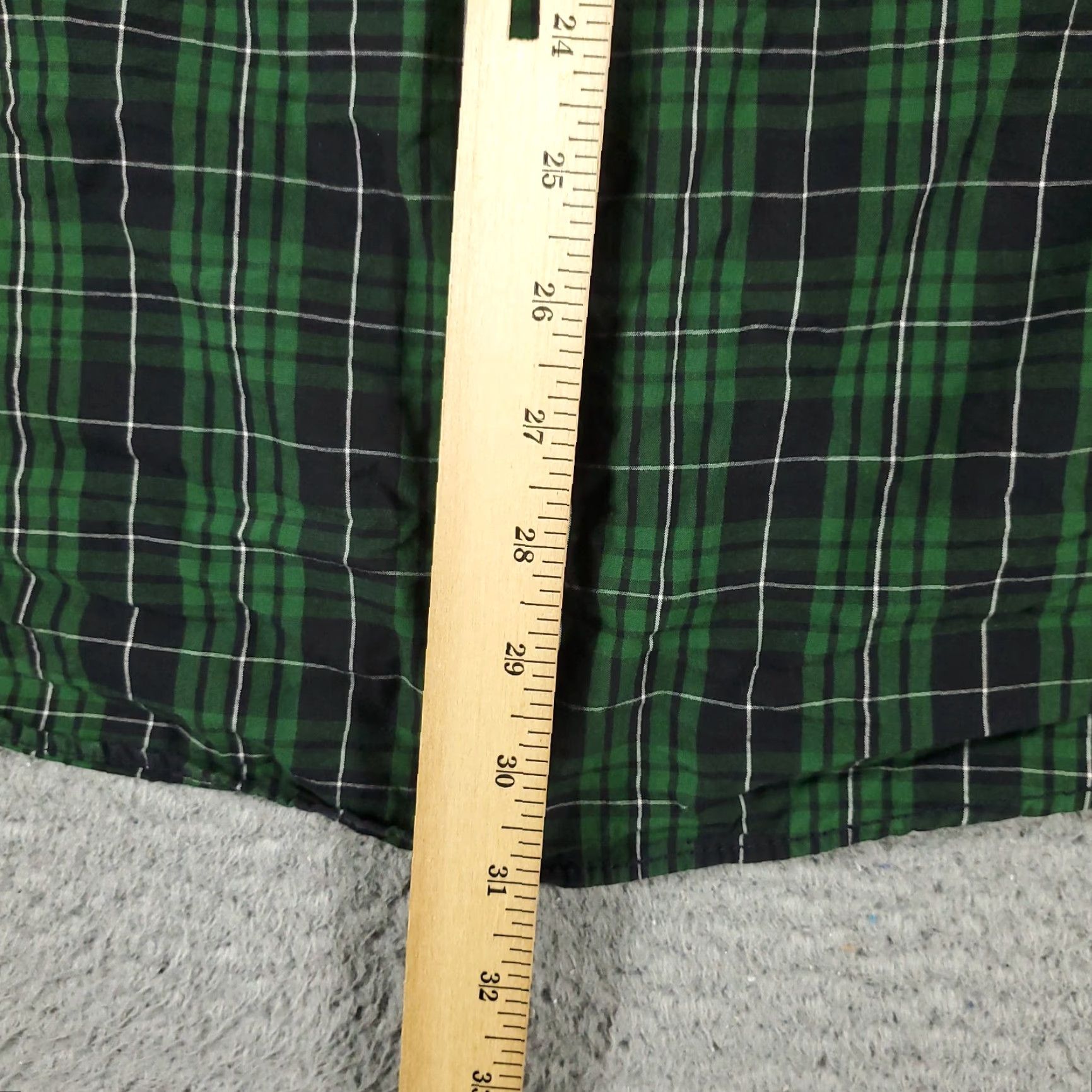 Tommy Hilfiger Tommy Hilfiger Shirt Mens XL Green Plaid Button-Up Cotton Long Sleeve Size US XL / EU 56 / 4 - 4 Thumbnail