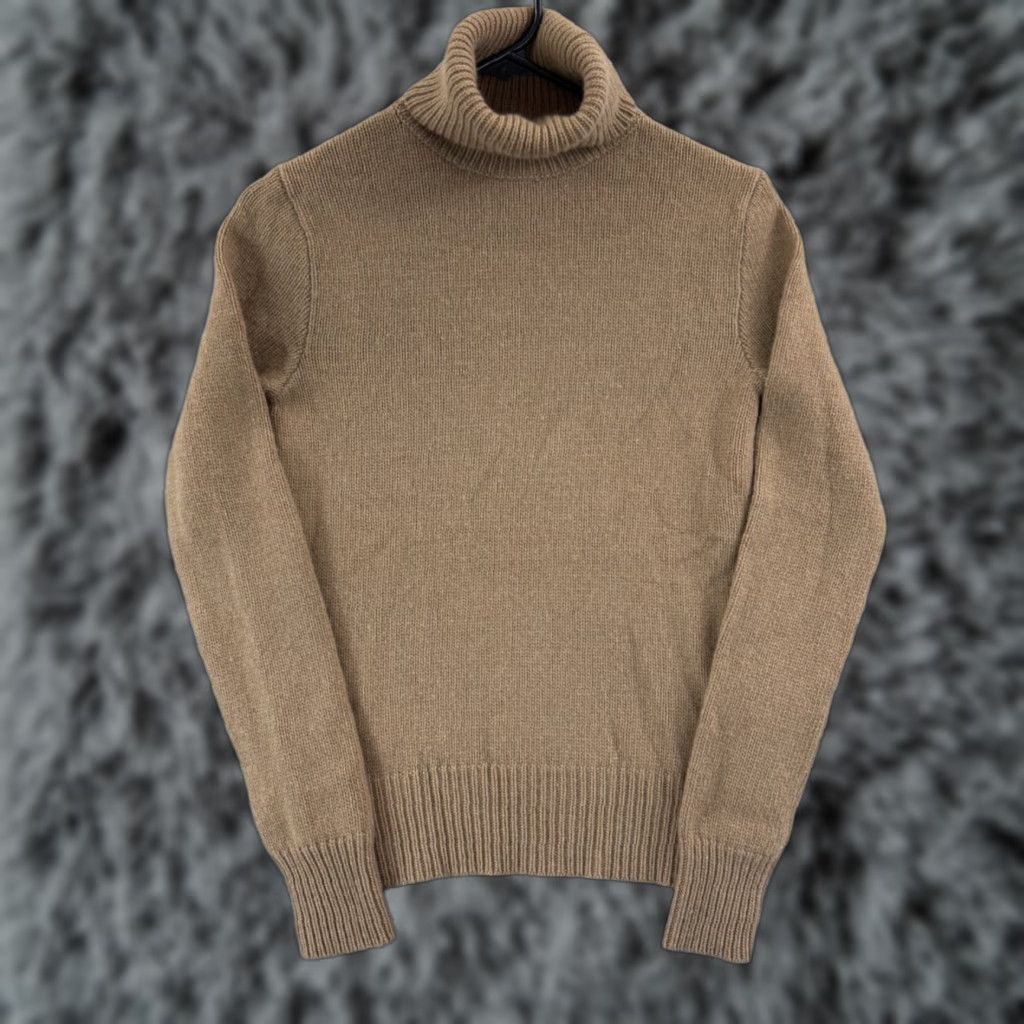 Ralph Lauren Ralph Lauren Sweater Womens Medium Brown Turtleneck Cashmere Wool Long Sleeve Size M / US 6-8 / IT 42-44 - 1 Thumbnail