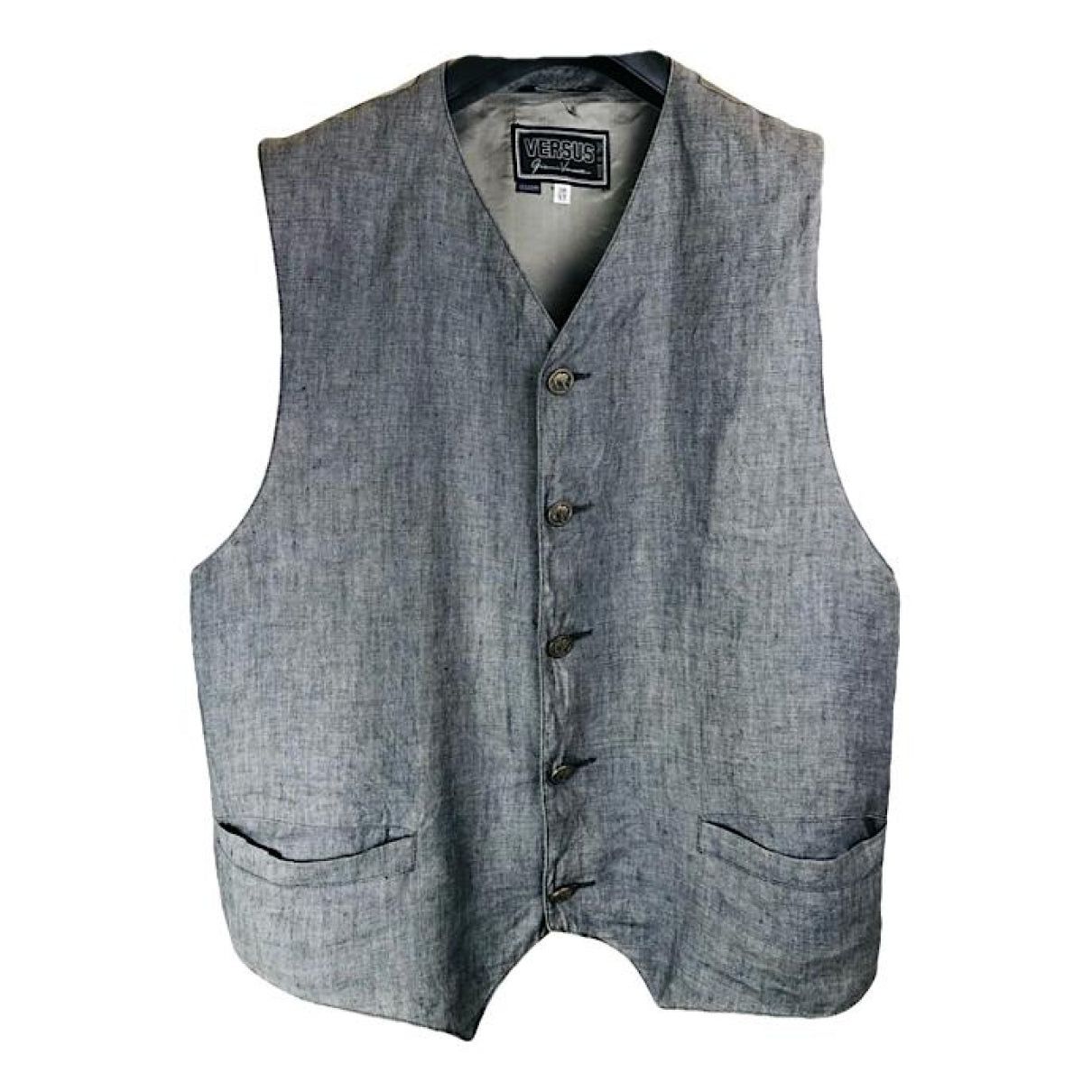 Versus Grey Cotton Knitwear & Sweatshirt Size L / US 10 / IT 46 - 1 Thumbnail