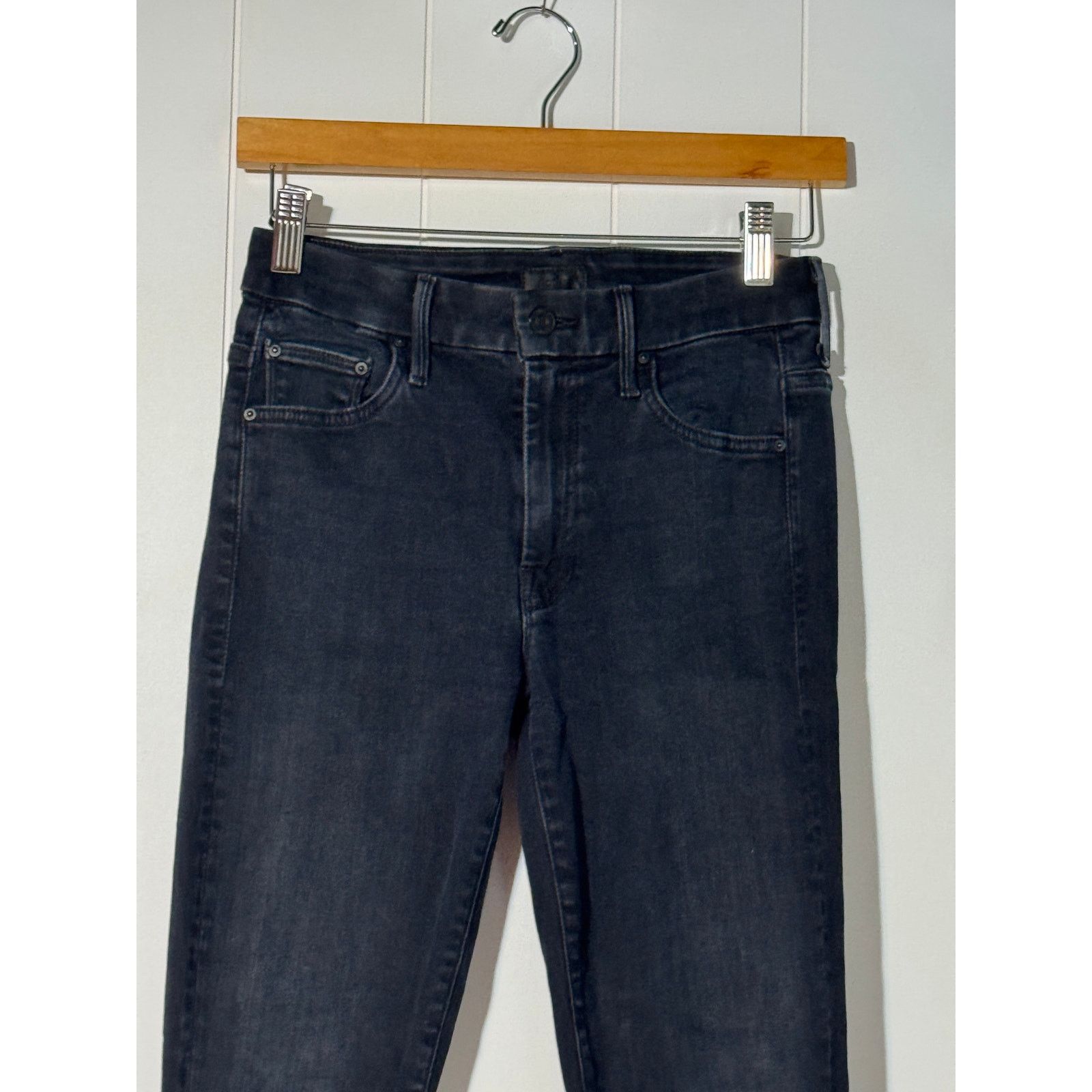 MOTHER Mother · High-Waisted Looker Skinny · Blackbird · Size 24 Size 24" / US 00 / IT 34 - 2 Thumbnail