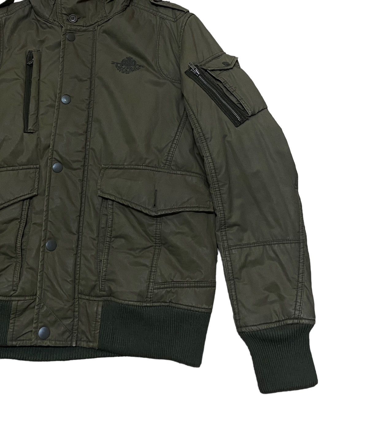Diesel Rare Design Vintage Diesel Military MA-1 Bomber Jacket 1990s Size US S / EU 44-46 / 1 - 7 Thumbnail