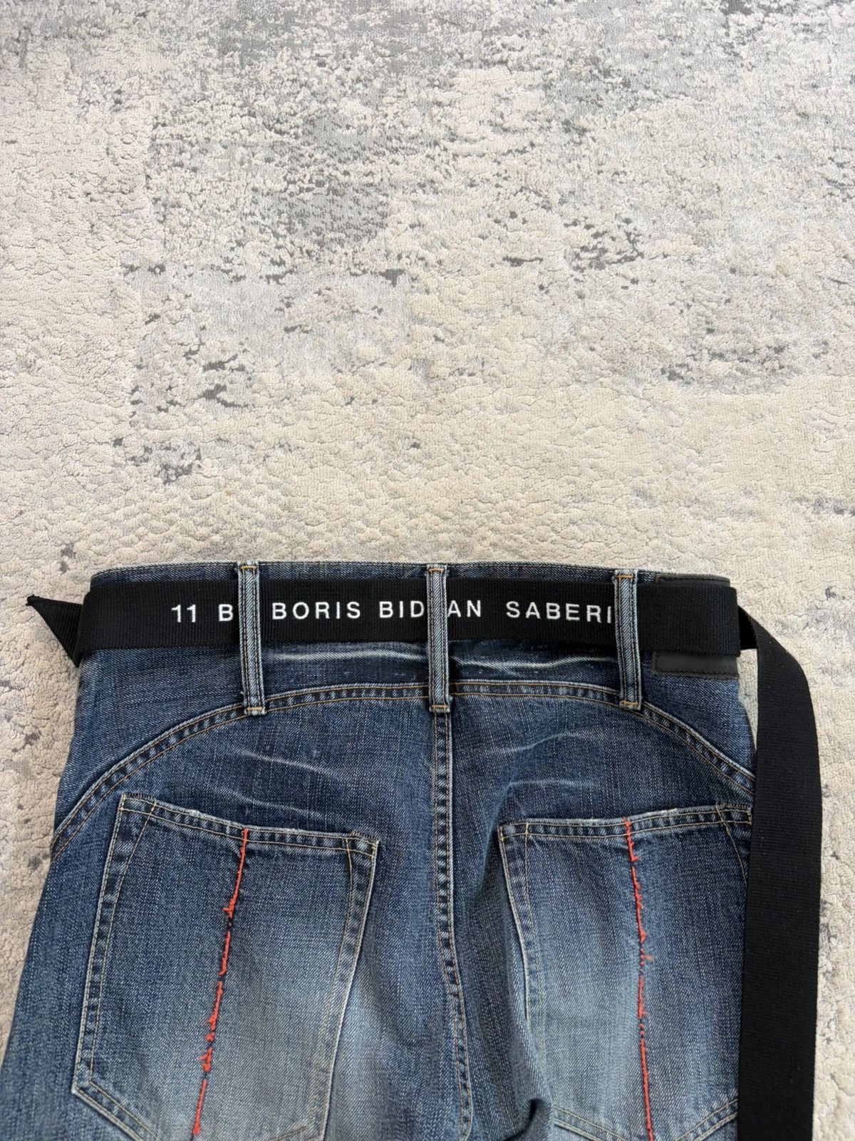 Boris Bidjan Saberi 11 by Boris Bidjan Saberi - Black Canvas D Ring Belt Size ONE SIZE - 3 Thumbnail