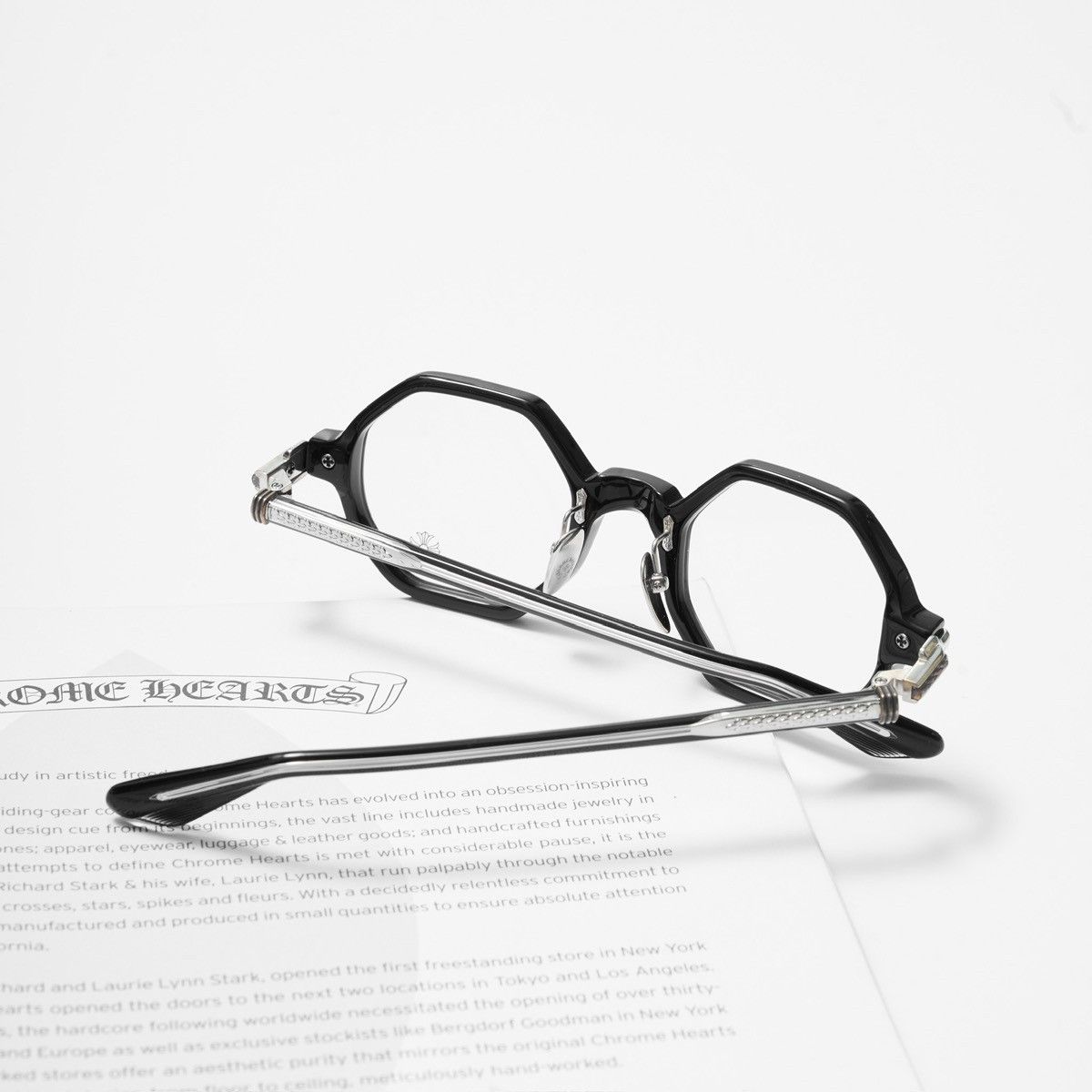 Chrome Hearts CHROME HEARTS CLITCO-A BLACK GLASSES Size ONE SIZE - 7 Thumbnail