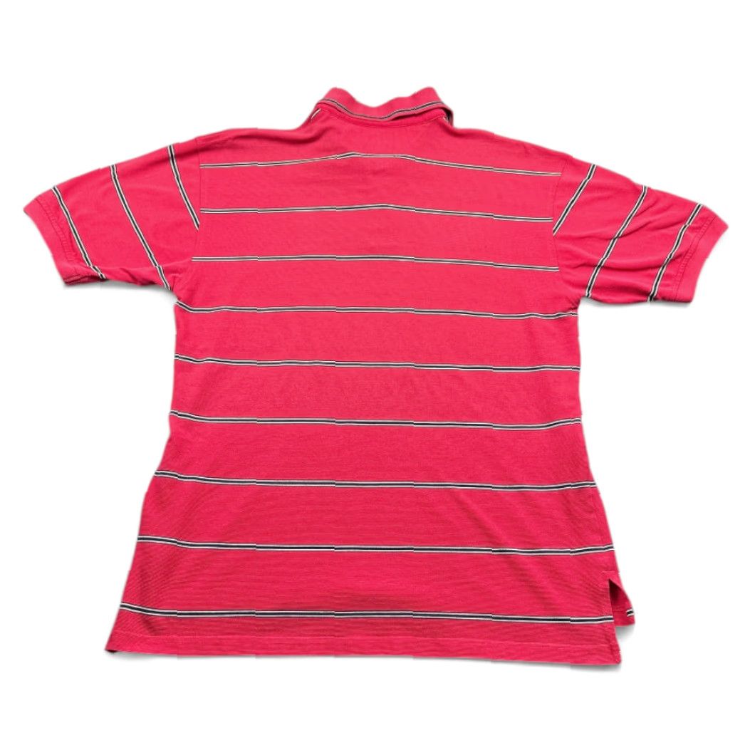 Tommy Hilfiger VINTAGE Tommy Hilfiger Polo Shirt Adult MEDIUM Pink Black Stripes 90s Crest Size US M / EU 48-50 / 2 - 3 Thumbnail