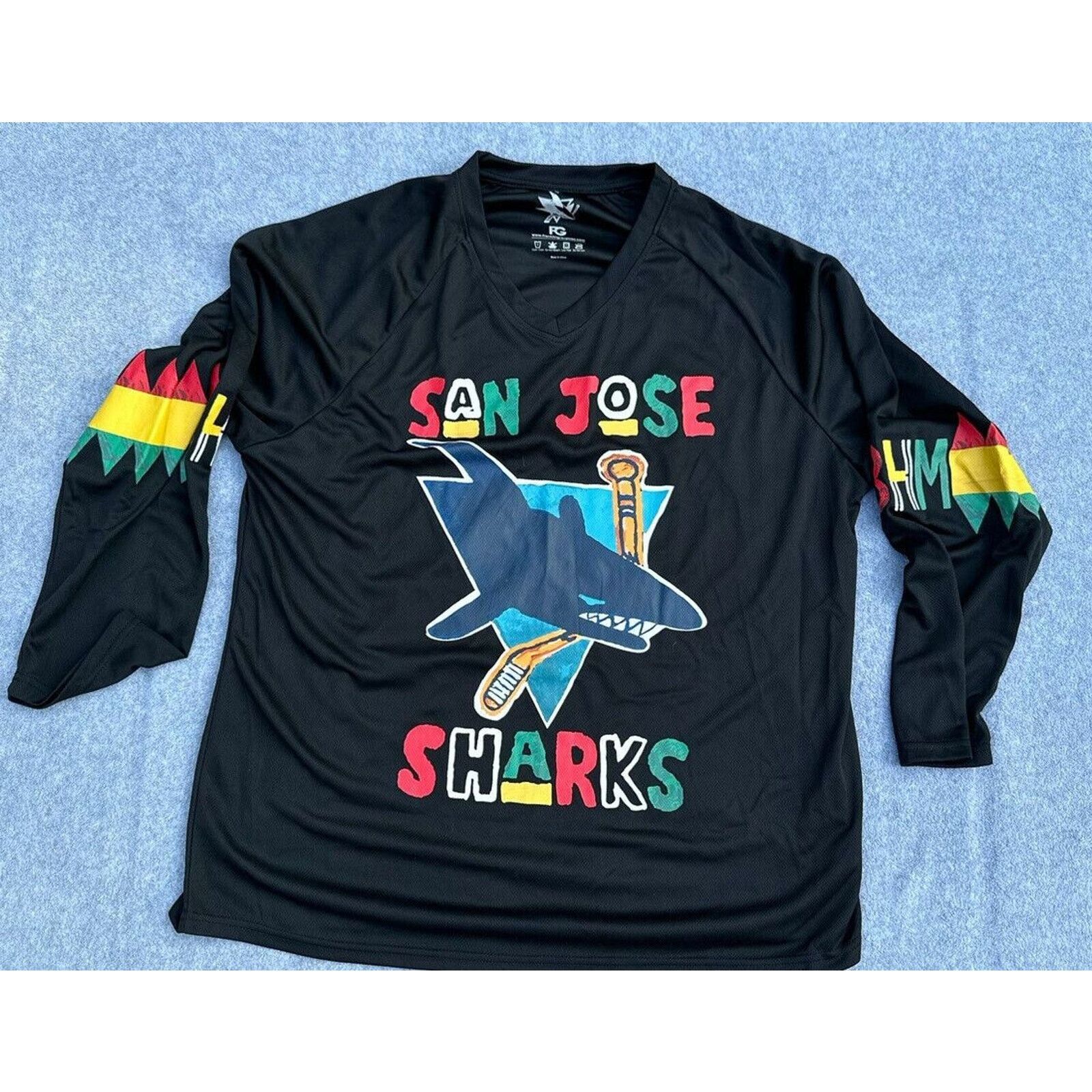 Other San Jose Sharks Mens M Black History Hockey Jersey Franklin Size US M / EU 48-50 / 2 - 5 Thumbnail
