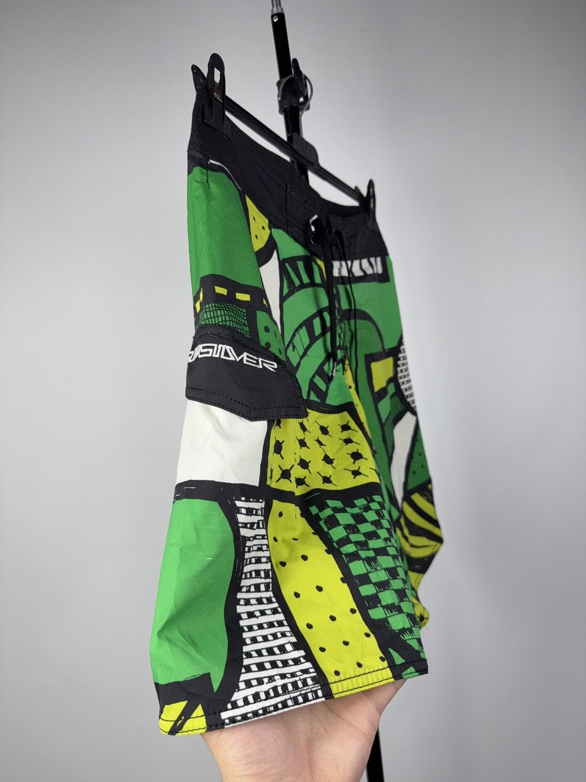 Quiksilver Quiksilver Y2K Graphic Board Shorts 00s Surf Swimwear Size US 28 / EU 44 - 2 Thumbnail