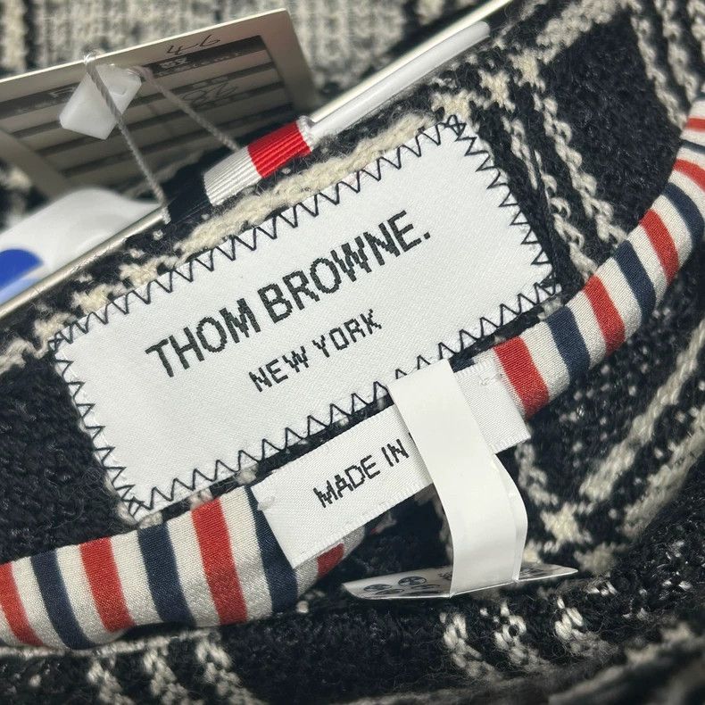 Thom Browne Thom Browne Black and white gray checkered skirt Size 30" / US 8 / IT 44 - 4 Thumbnail