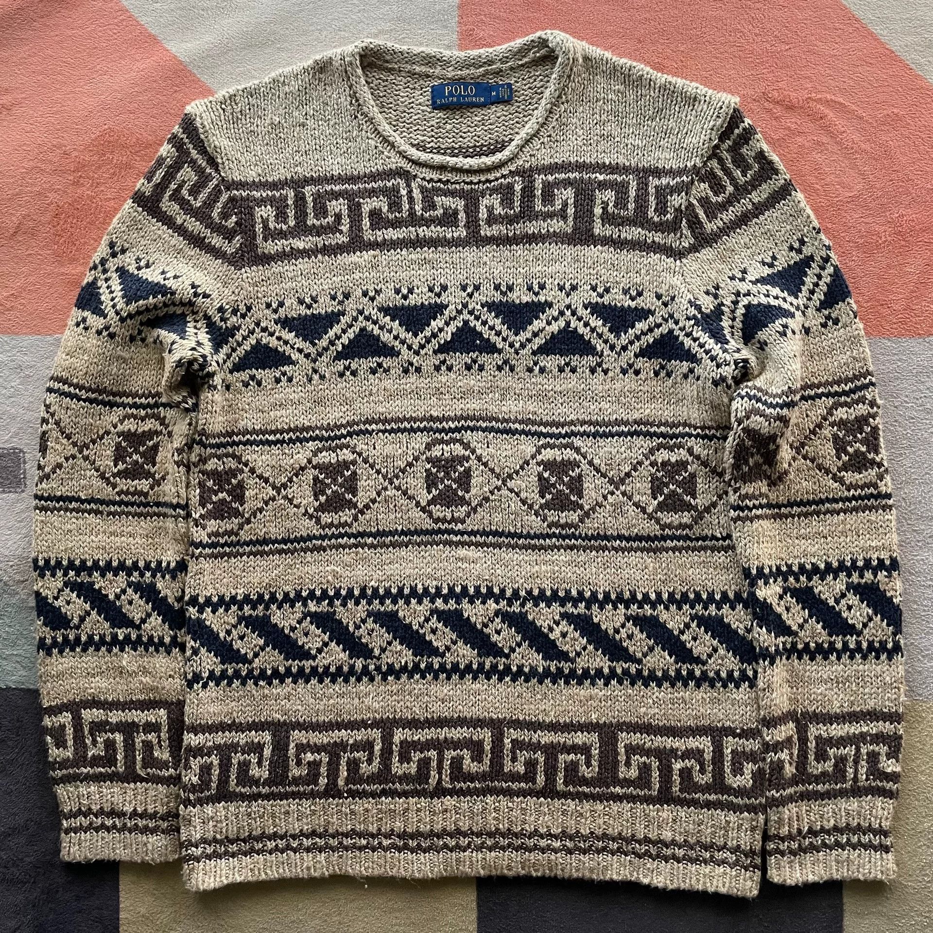 Polo Ralph Lauren Ralph Lauren Silk Cotton Polo Sweater Size US M / EU 48-50 / 2 - 1 Thumbnail