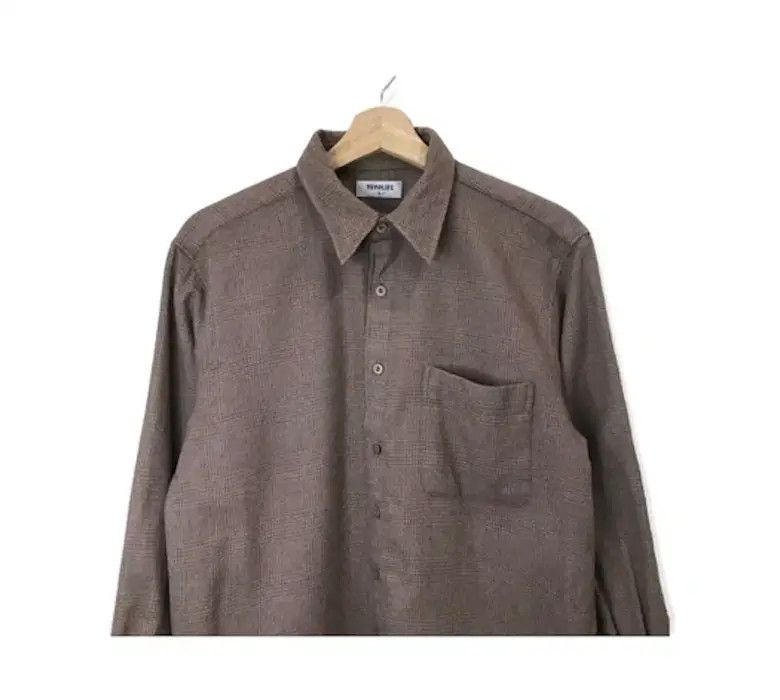Flannel Yuyulife Plain Flannel Shirt Size US L / EU 52-54 / 3 - 2 Thumbnail