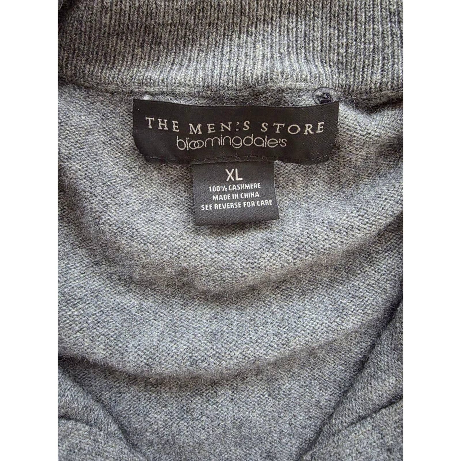 & Other Stories BLOOMINDALES Sweater Mens Cashmere 1/4 Zip Pullover A001656 Size US XL / EU 56 / 4 - 5 Thumbnail