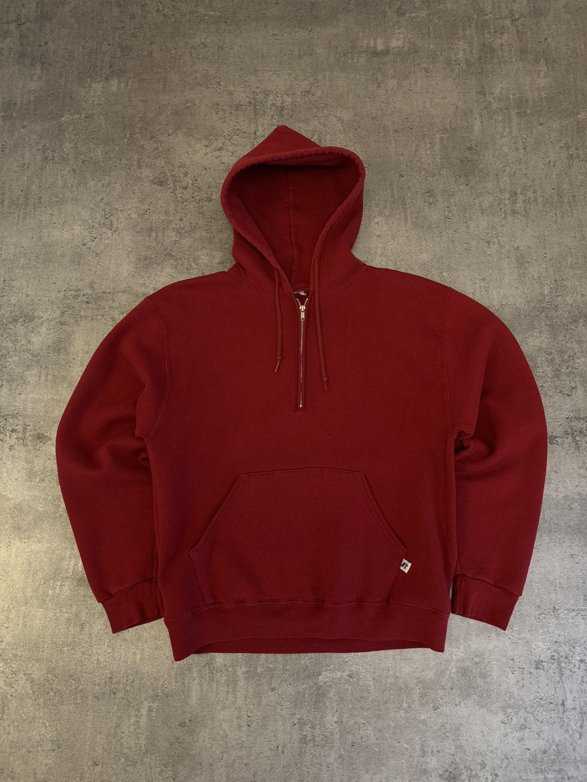 Russell Athletic × Vintage Russell boxy half zip logo vintage 90s rap skate Size US M / EU 48-50 / 2 - 1 Thumbnail