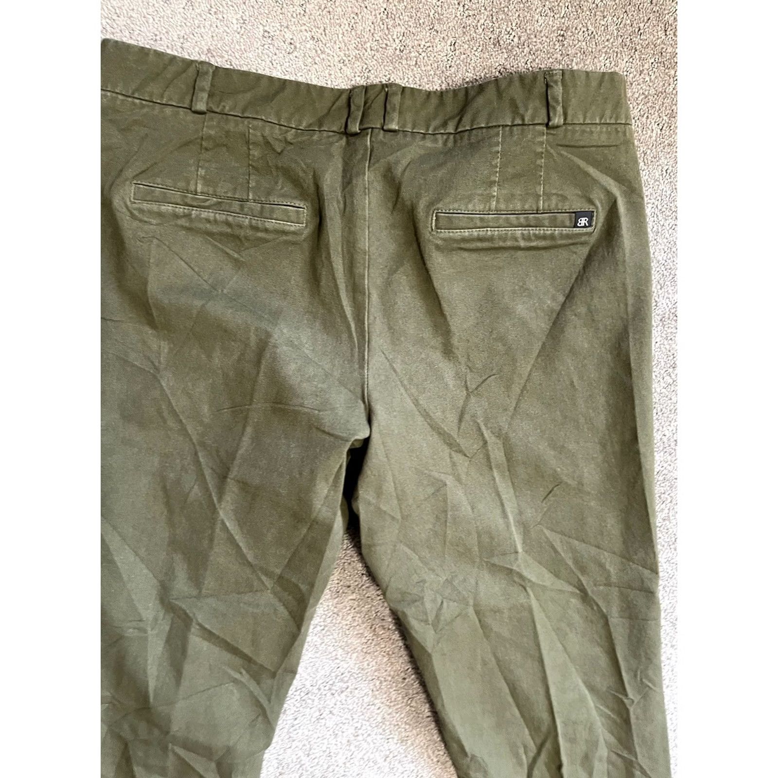Banana Republic Banana Republic Pants Dress Pants Women's Straight Stretch Size 10 Green Size 32" / US 10 / IT 46 - 2 Thumbnail