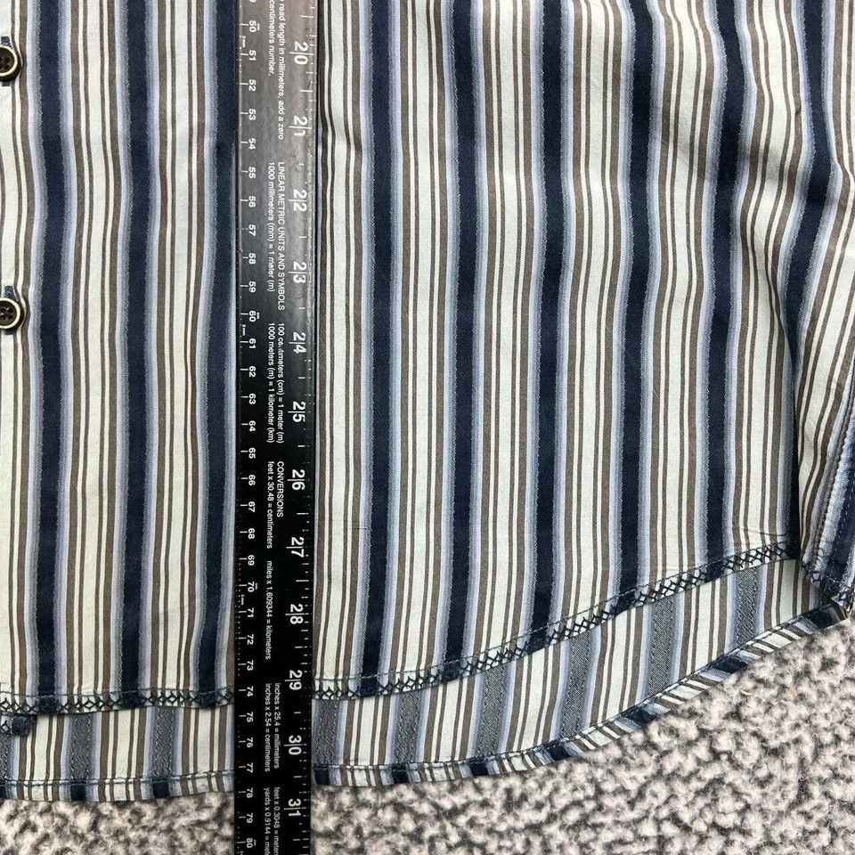 Tommy Bahama Tommy Bahama Shirt Men Striped Button Up 100% Silk XL Size US XL / EU 56 / 4 - 4 Thumbnail