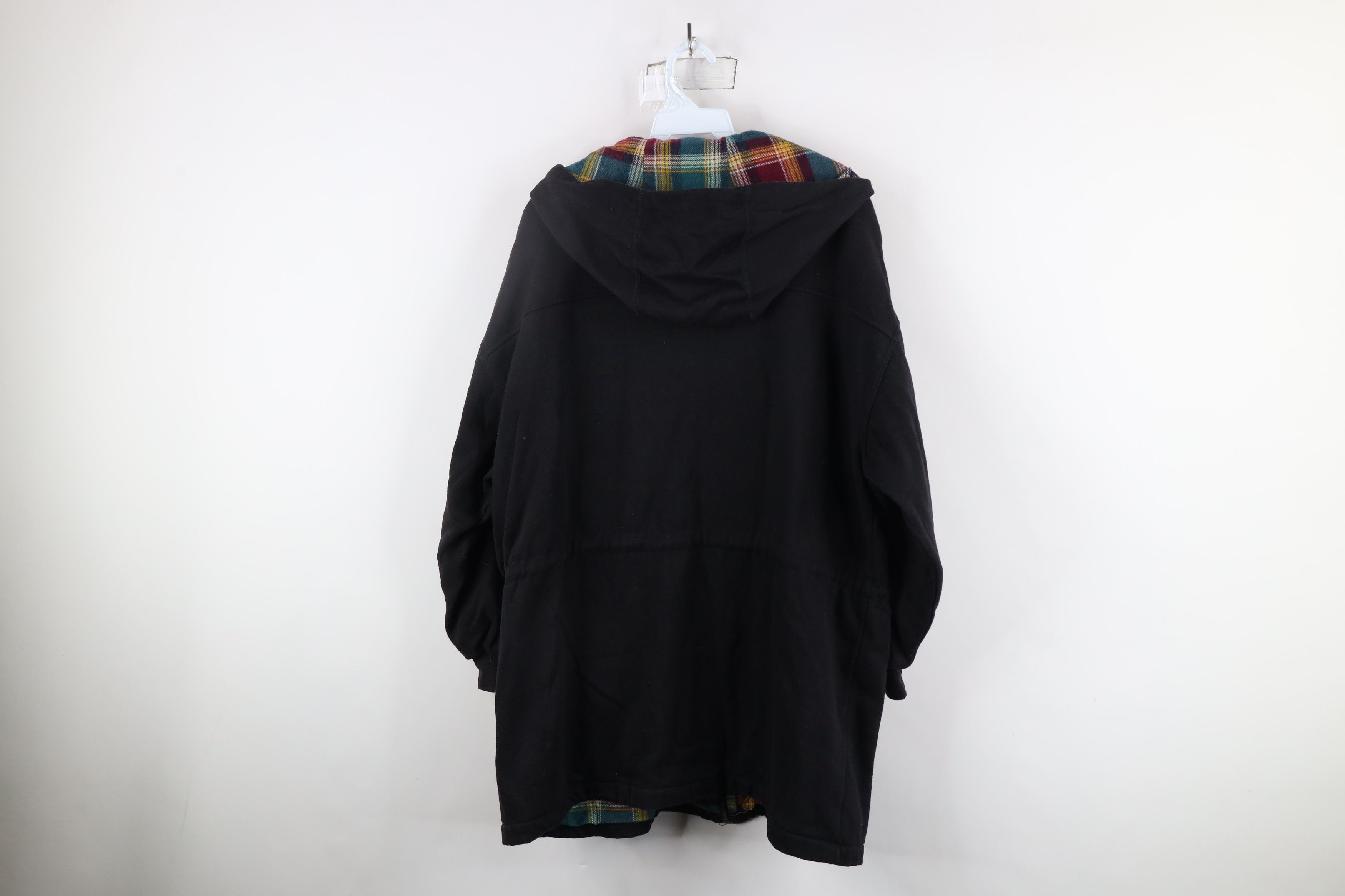 Vintage Vintage 90s Streetwear Lined Hooded Sweatshirt Parka Jacket Size L / US 10 / IT 46 - 11 Thumbnail