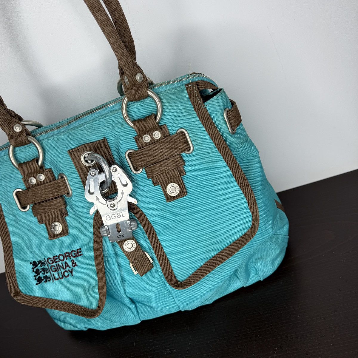 George Gina & Lucy George Gina Lucy GGL Shoulder Vintage Bag Blue 20 Something Size ONE SIZE - 3 Thumbnail