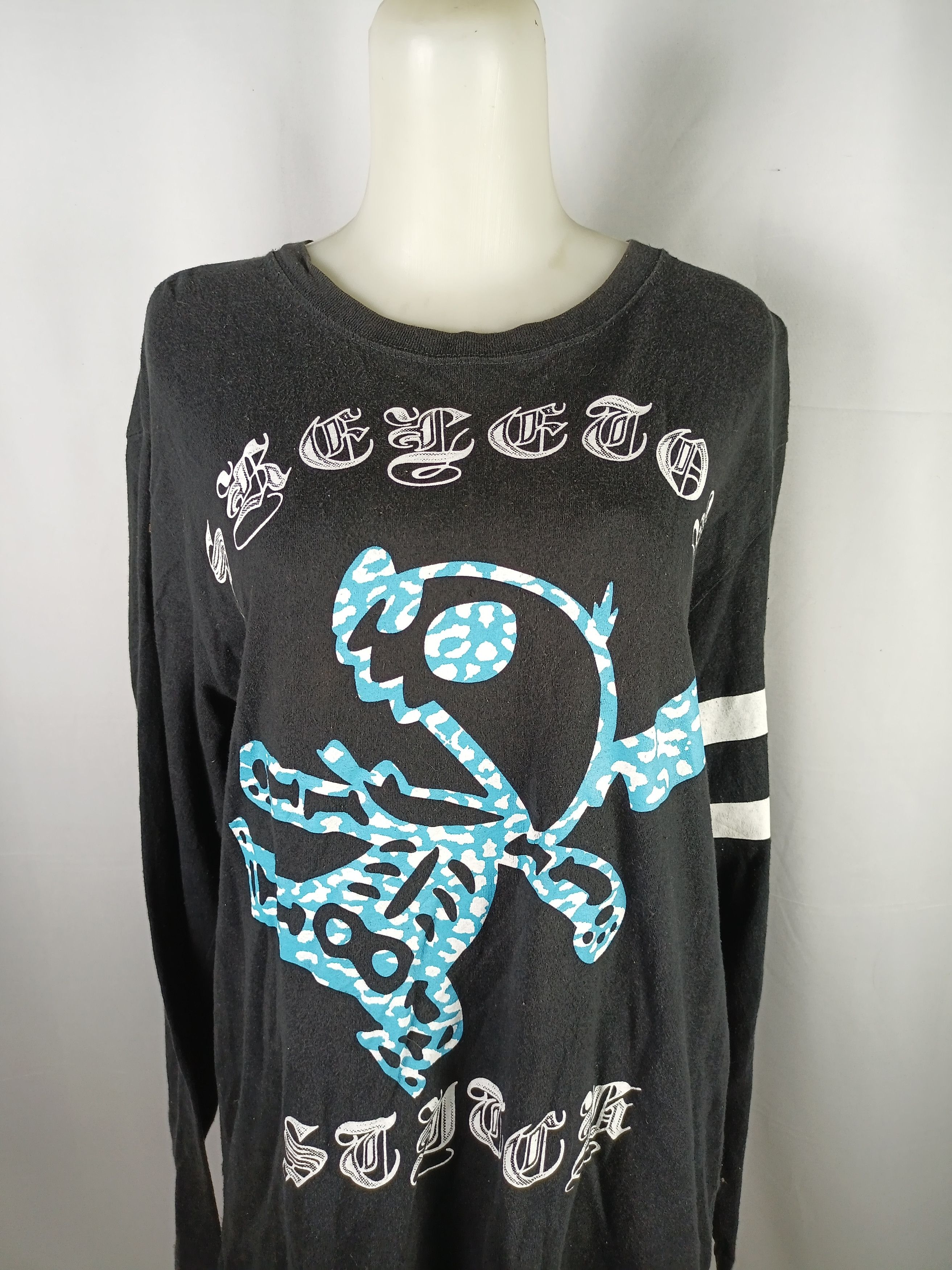 Disney × Japanese Brand × Le Grande Bleu (L.G.B.) Disney Skeleton Stitch Electric Long Sleeveless Size L / US 10 / IT 46 - 1 Thumbnail