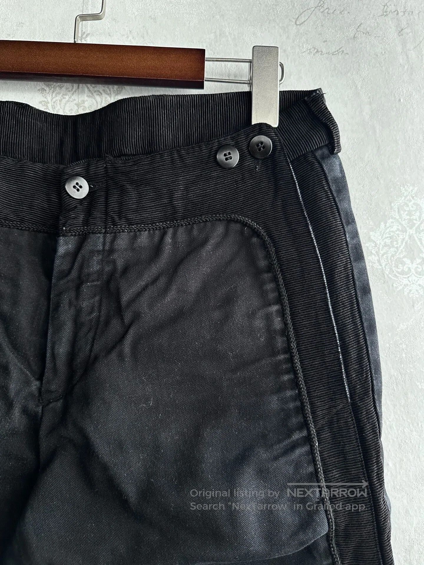 Dries Van Noten DRIES VAN NOTEN Button-stitched nine-inch pants| Size US 30 / EU 46 - 1 Thumbnail
