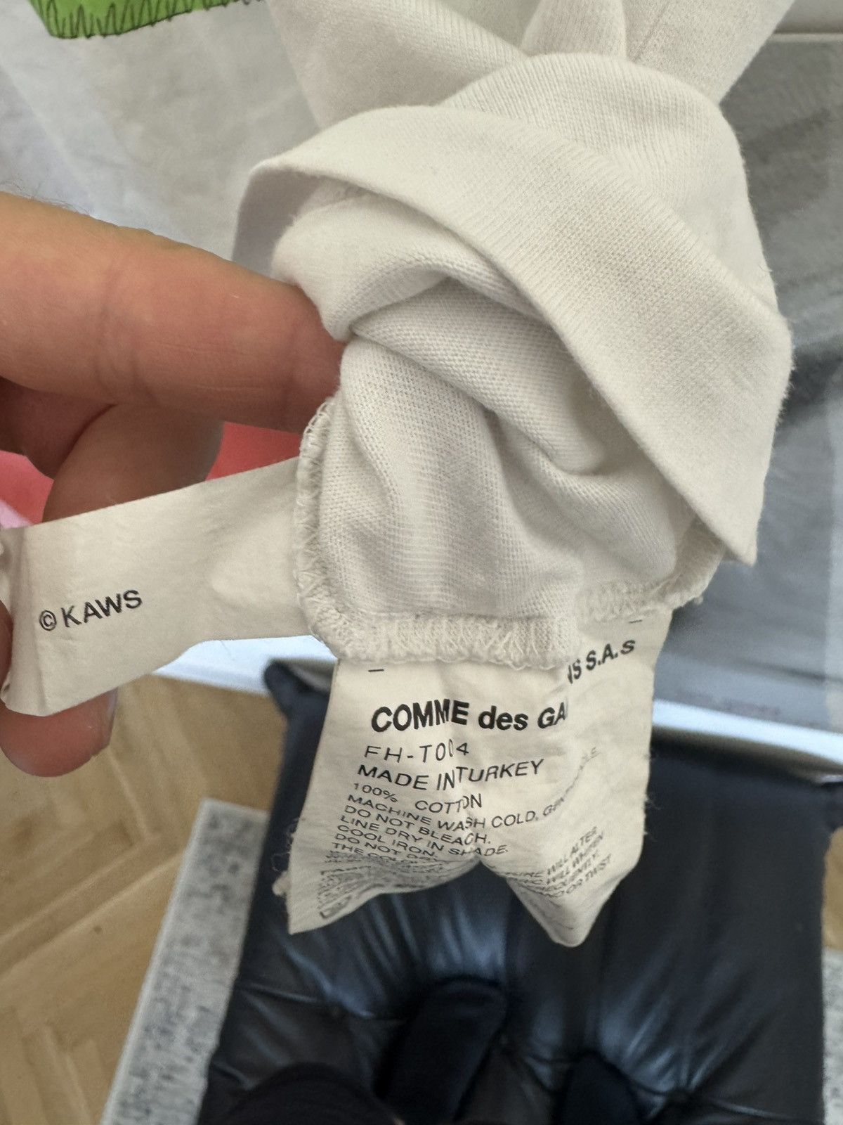 Comme des Garcons Comme des Garçons CDG Shirt x Kaws Tee Cartoon Print Rare Size US XL / EU 56 / 4 - 6 Thumbnail