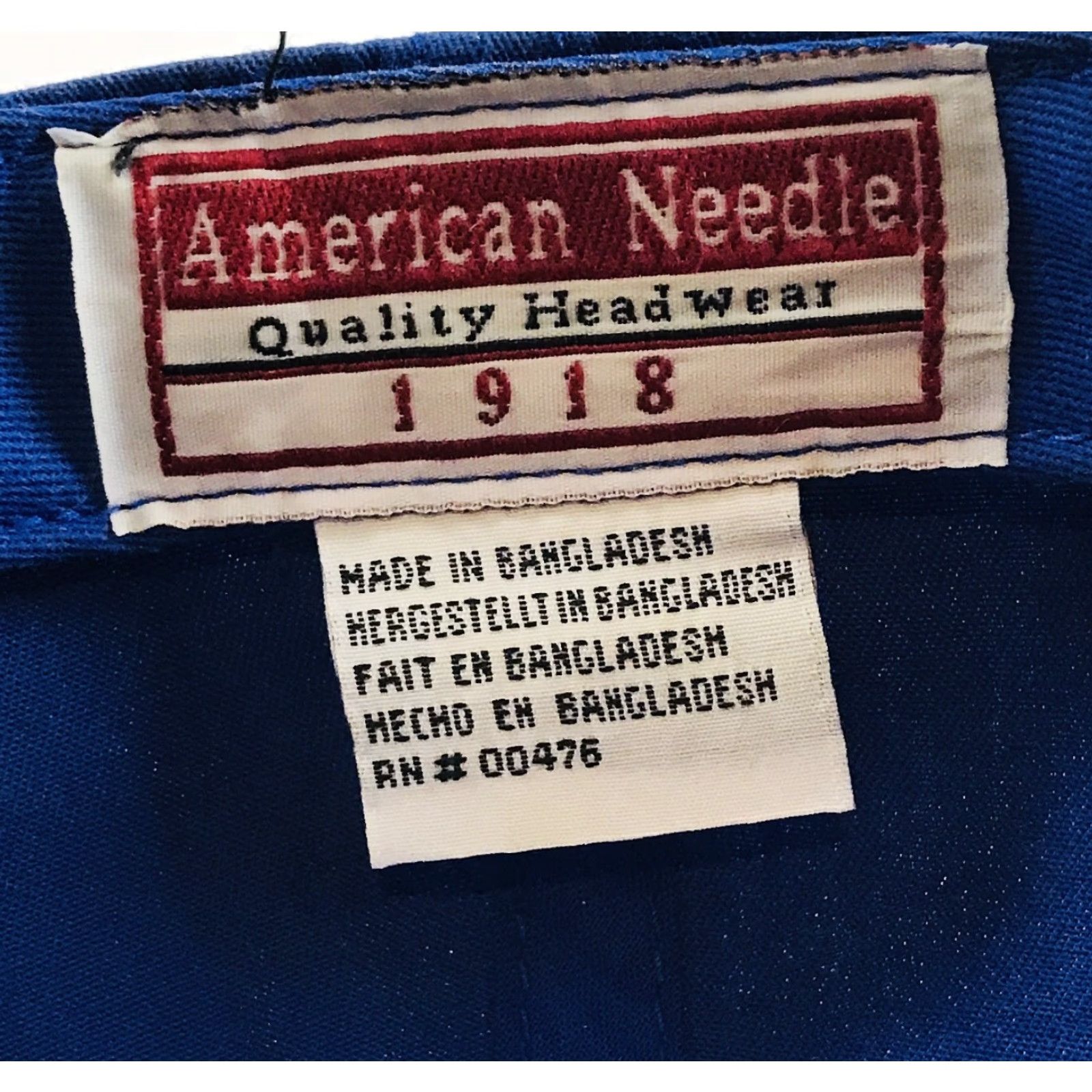 American Needle American Needle Baseball Cap Men's One Size Blue Adjustable Milwaukee Brewers Hat Size ONE SIZE - 6 Thumbnail