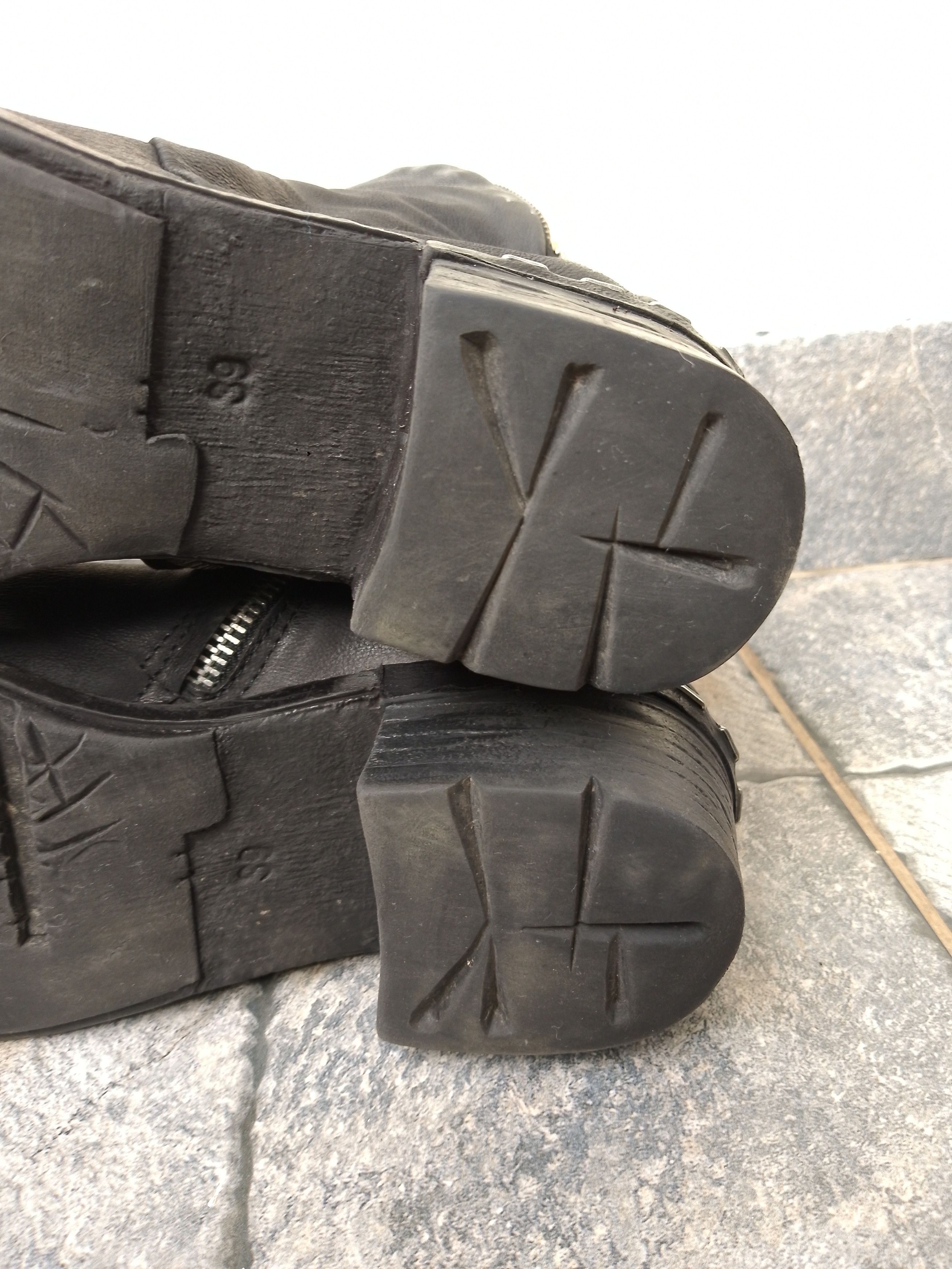 A.S.98 AS 98 BIKER ANKLE BOOTS Size US 9 / IT 39 - 15 Thumbnail
