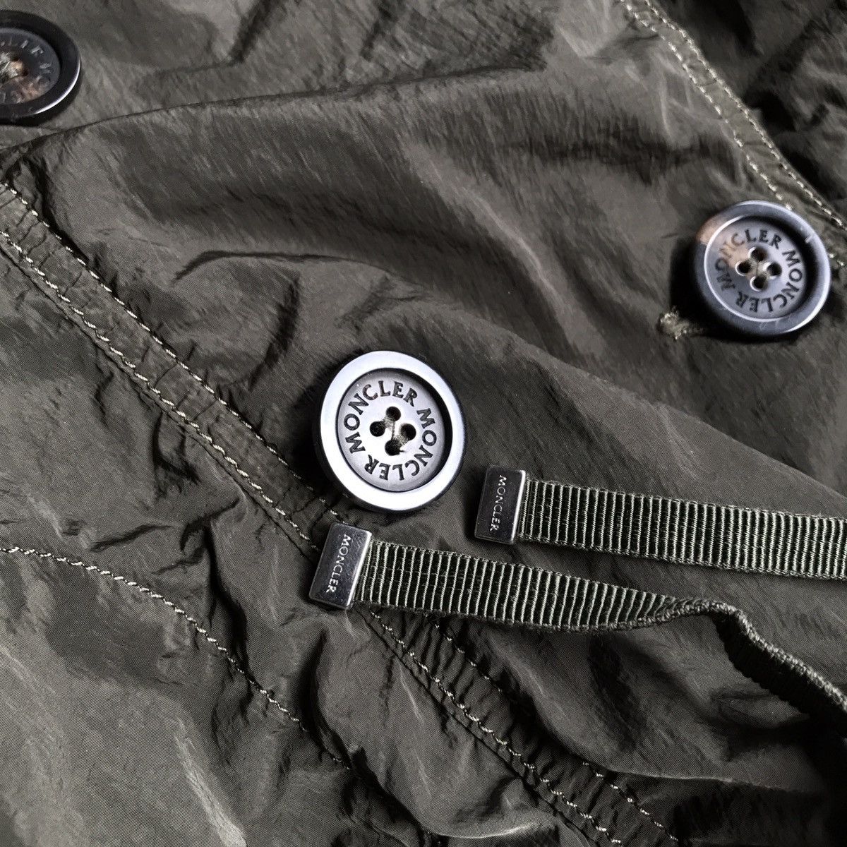 Moncler × Vintage Moncler nylon parachute Parka Size US XXS / EU 40 - 5 Thumbnail