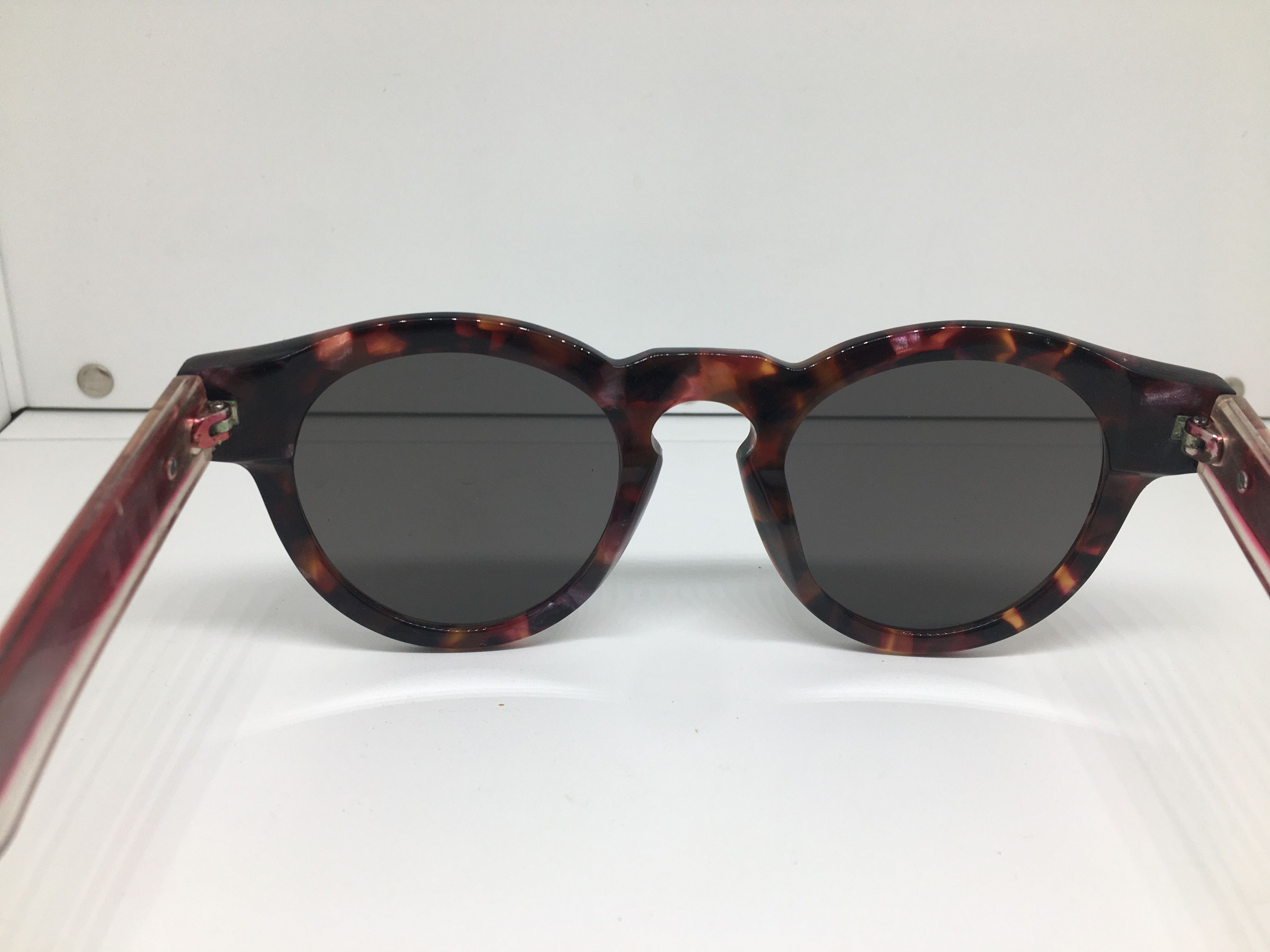 Vintage Vintage Tortoise Acetate Keyhole Sunglasses Frame Size ONE SIZE - 5 Thumbnail