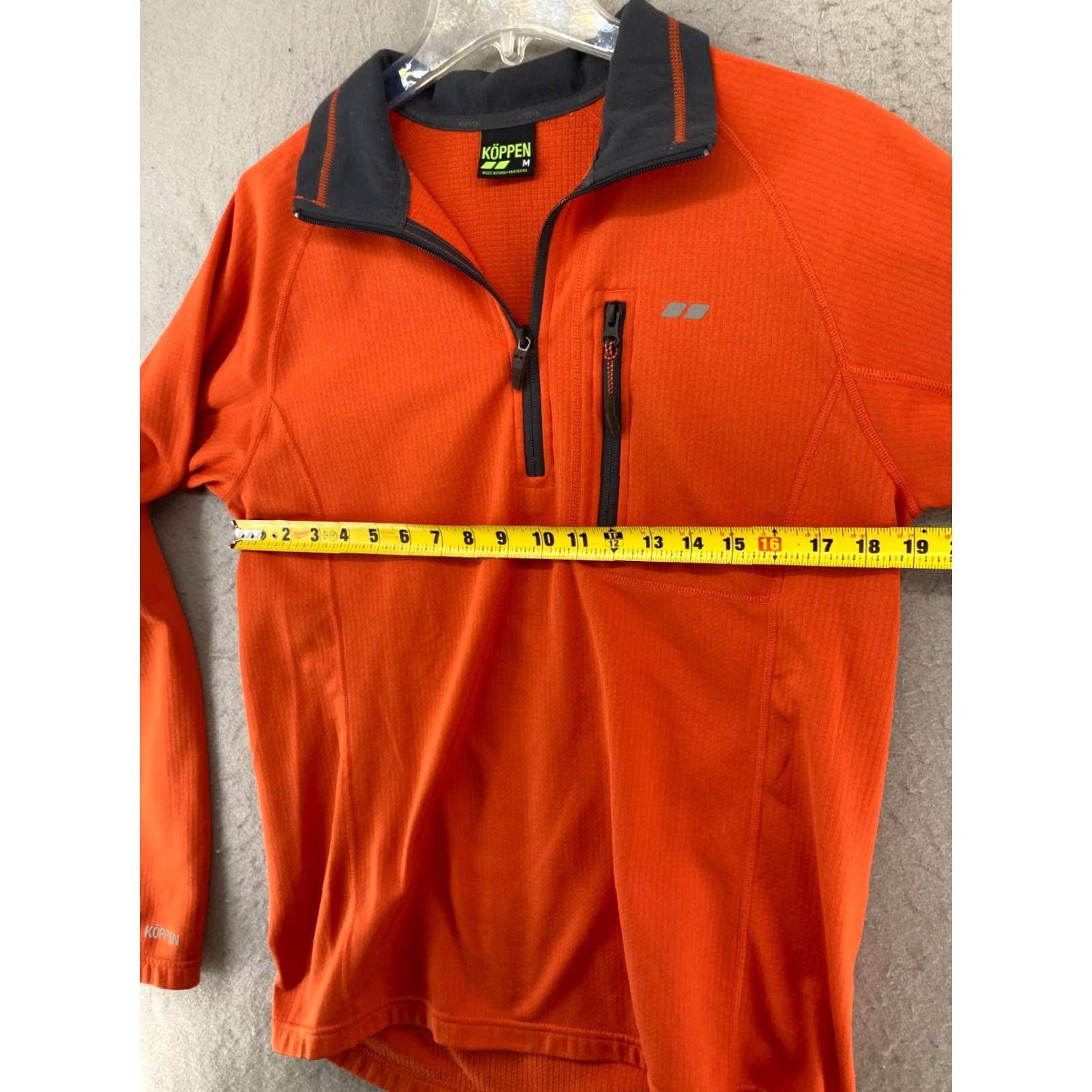 Vintage Koppen Mens Long Sleeve Shirt M Orange Hiking Outdoor Plaid Zip Zipper Casual Workwear Button-Up Collared Regular Men’s Size US M / EU 48-50 / 2 - 3 Thumbnail