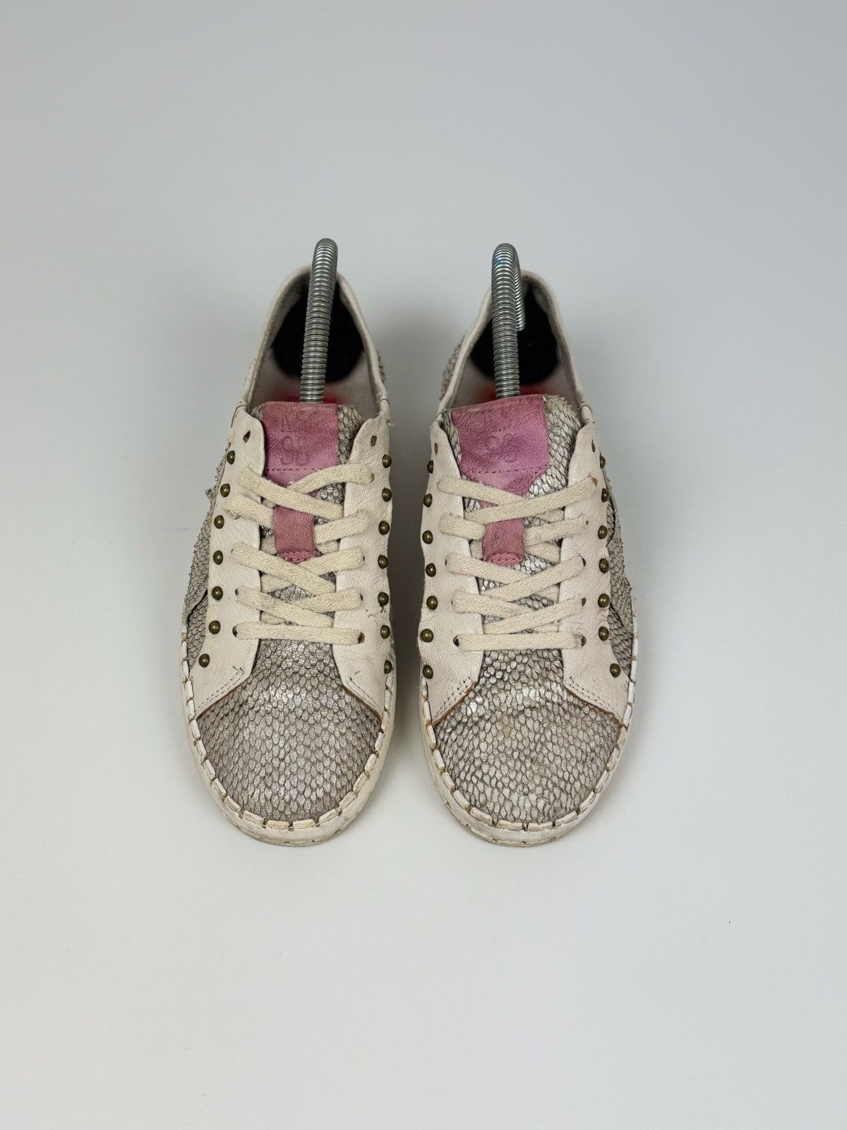 A.S.98 A.S.98 Snake Skin Low-Top Sneakers Size 37 Size US 7 / IT 37 - 4 Thumbnail