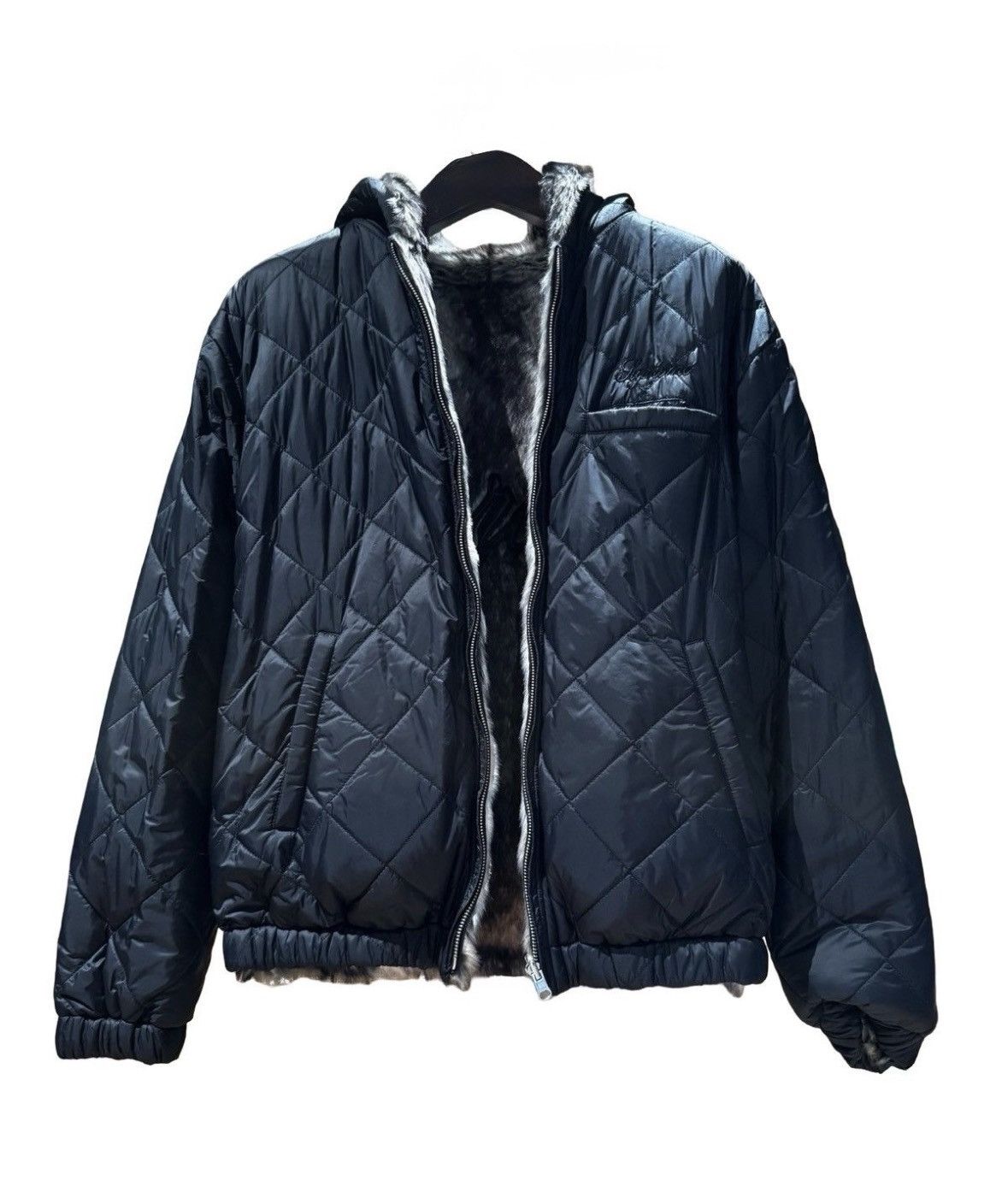 Supreme supreme faux fur reversible hooded jacket Size US L / EU 52-54 / 3 - 5 Thumbnail
