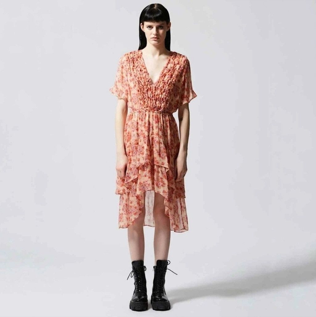 The Kooples The Kooples Vintage Flowers High/Low Dress Size XS / US 0-2 / IT 36-38 - 5 Thumbnail