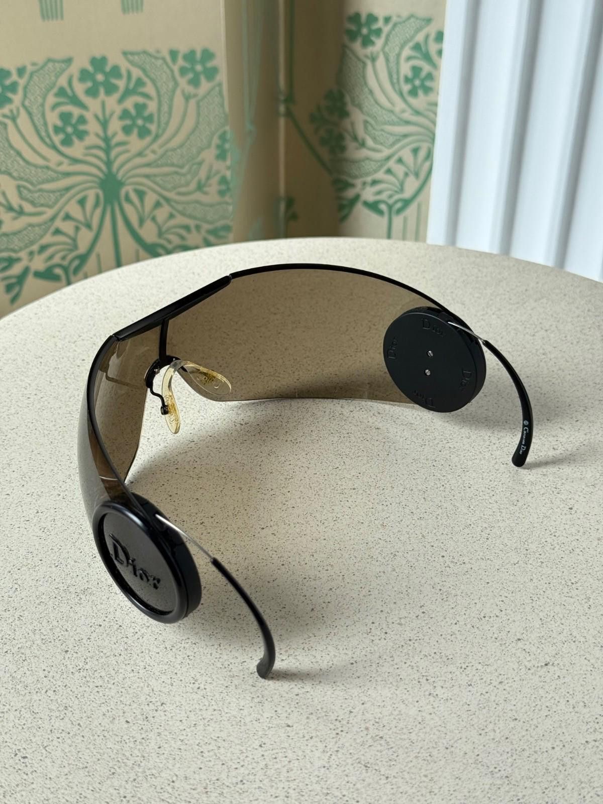 Dior 2000 Dior Sport 3 Logo Mask Shield Sli Oversized Sunglasses Size ONE SIZE - 3 Thumbnail