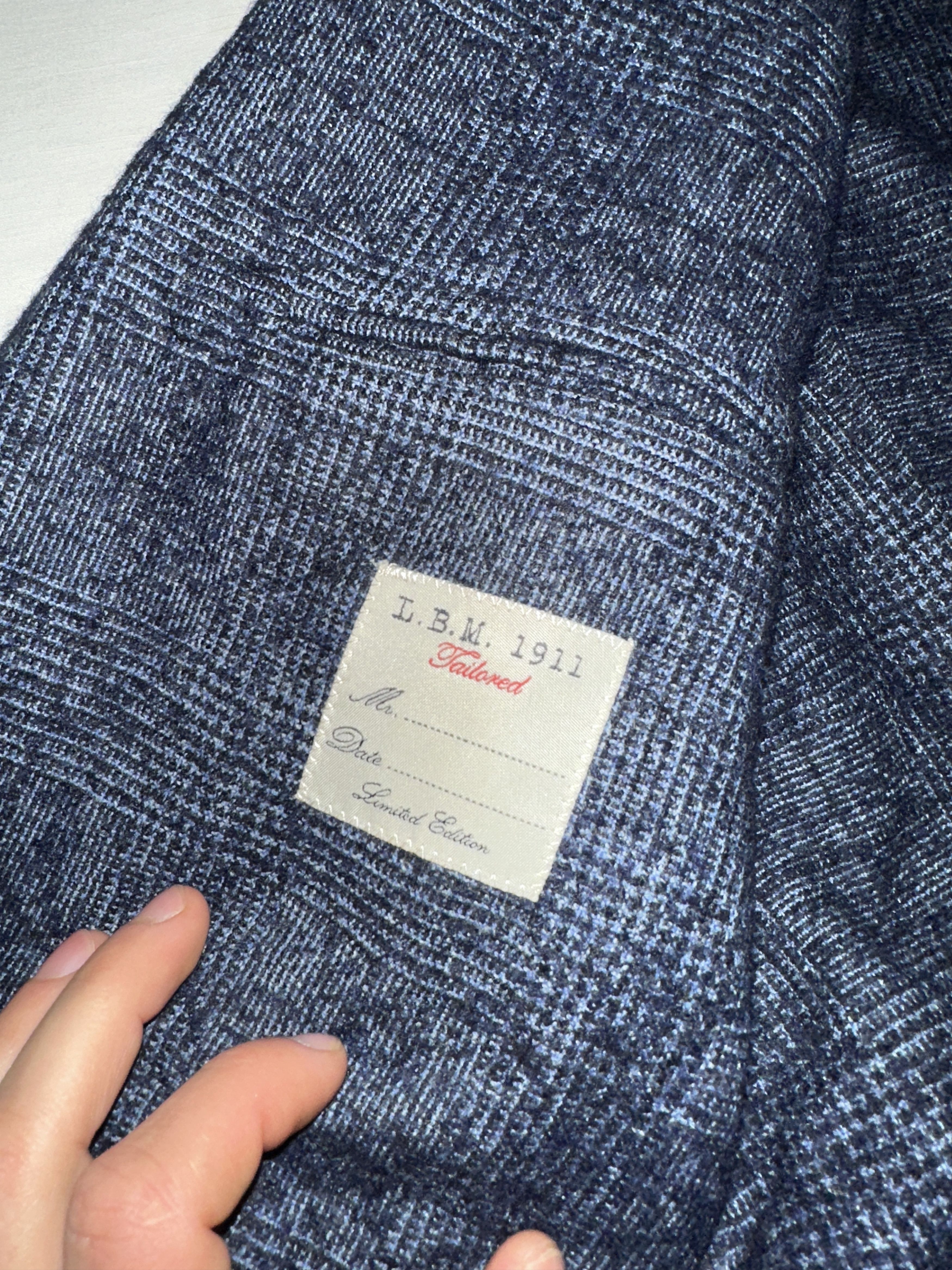 L.B.M. 1911 × Loro Piana Handcrafted LBM 1911 Loro Piana Suit Tuxedo Formal Size 50 R Size 50R - 18 Thumbnail