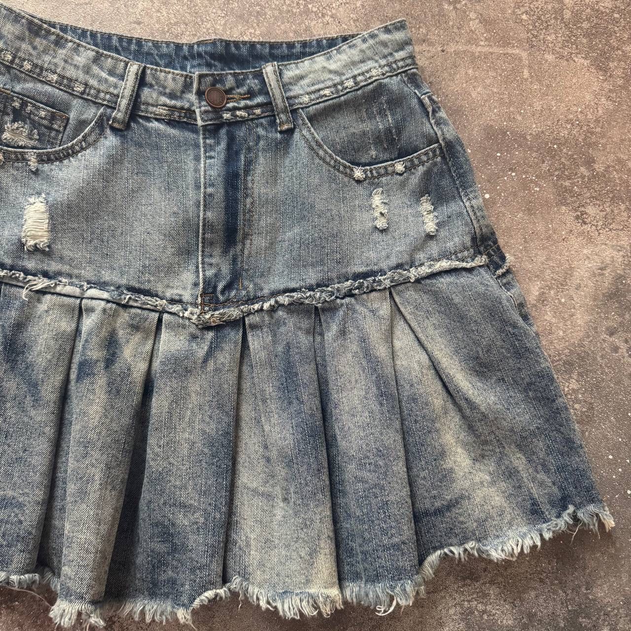 Hysteric Glamour × Japanese Brand × Vintage Amazing Vintage Super Sexy Pleated Y2K Mini Skirt Size 26" / US 2 / IT 38 - 5 Thumbnail